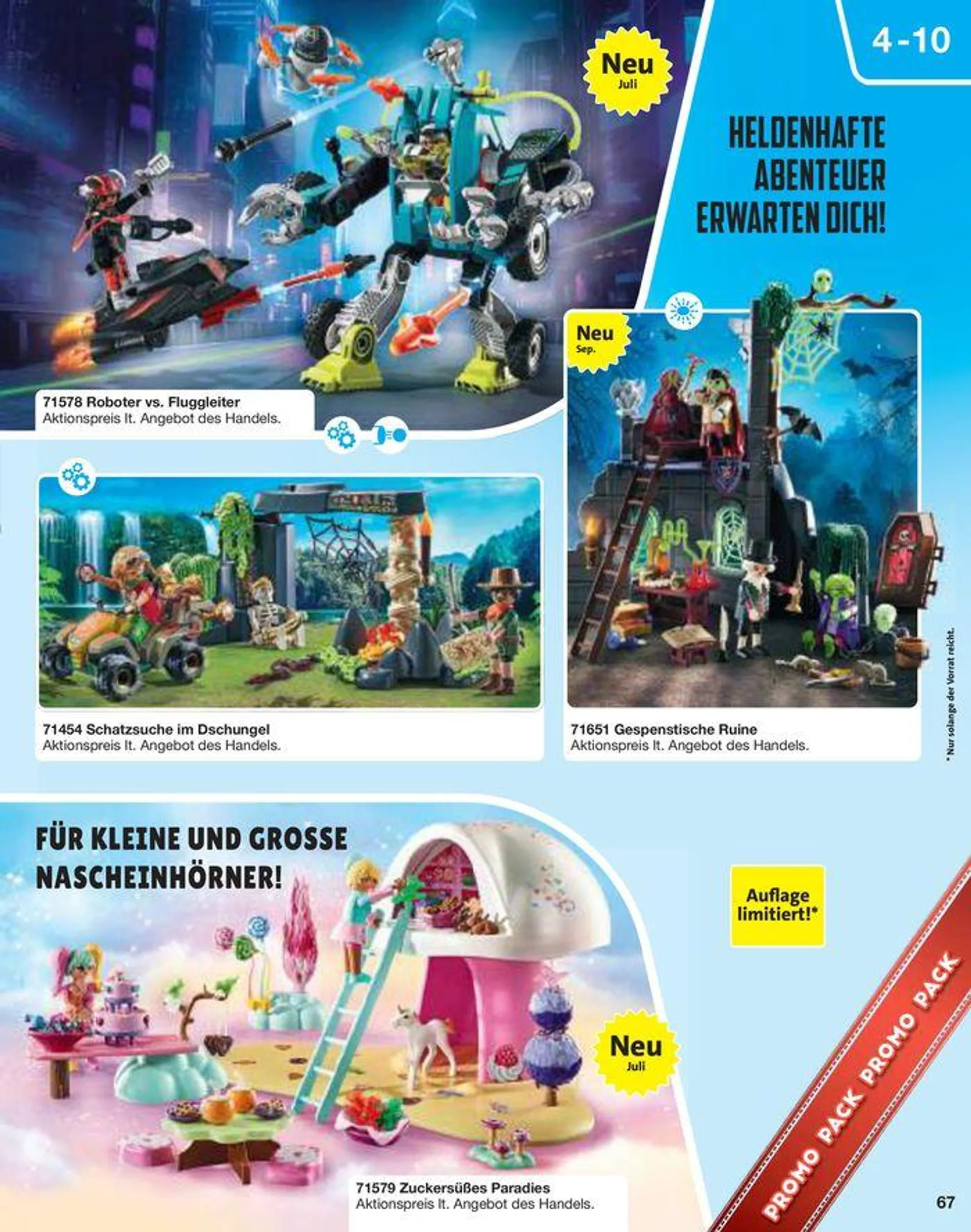 50 Years Of Playmobil von 9. Juli bis 31. Dezember 2024 - Prospekt seite 67