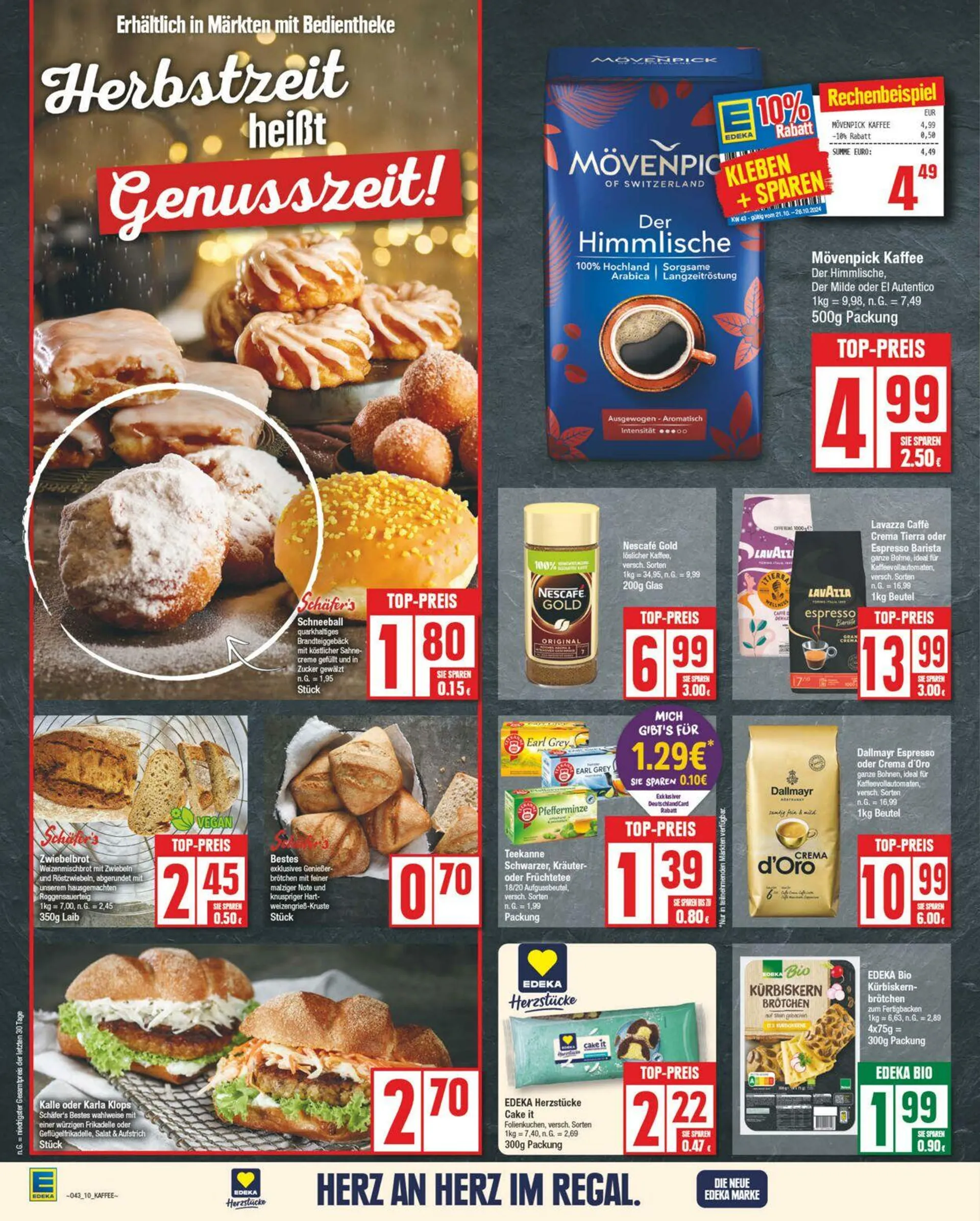 Edeka - Potsdam von 21. Oktober bis 26. Oktober 2024 - Prospekt seite 12