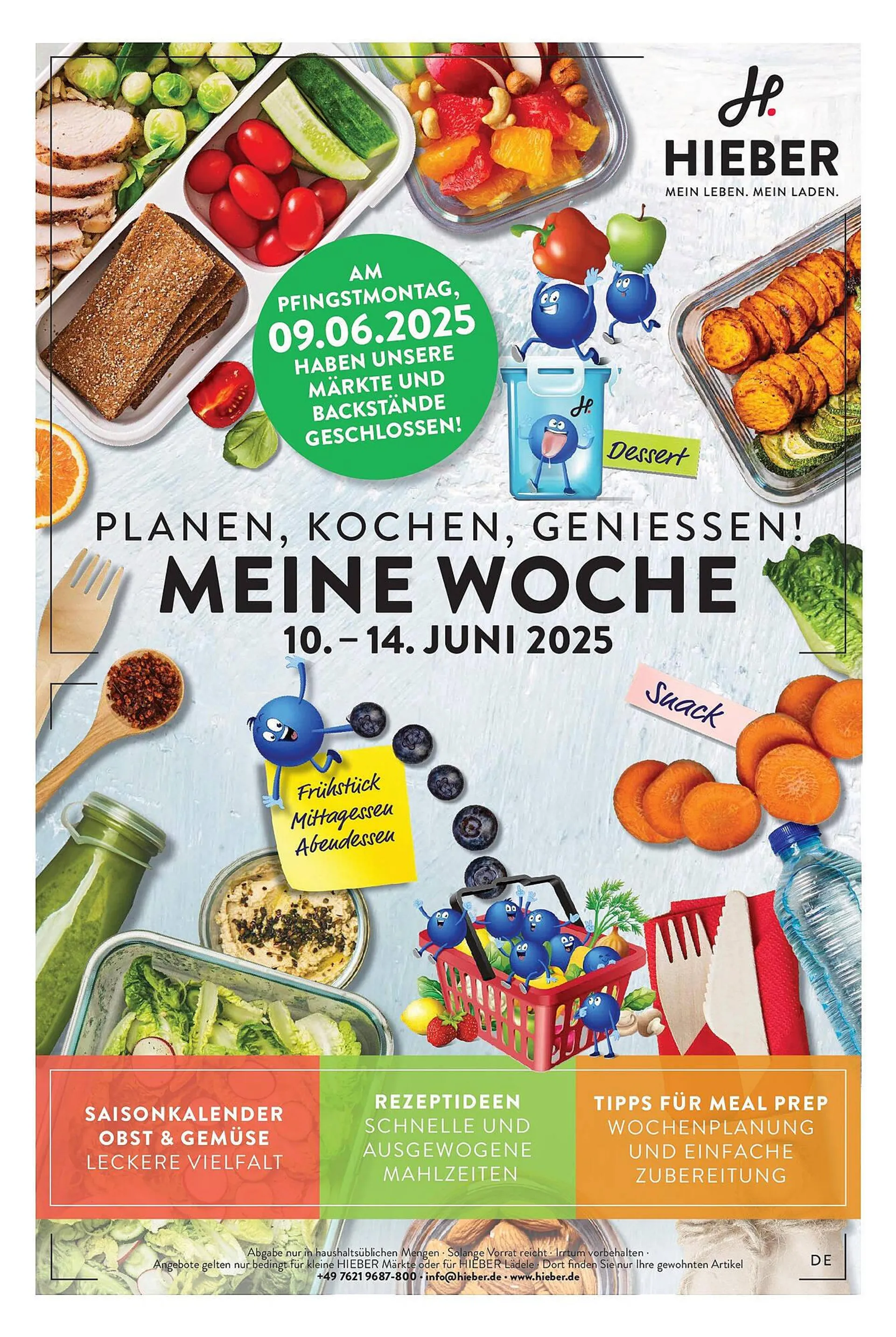 Hieber's Frische Center Prospekt von 8. Juni bis 14. Juni 2025 - Prospekt seite 1