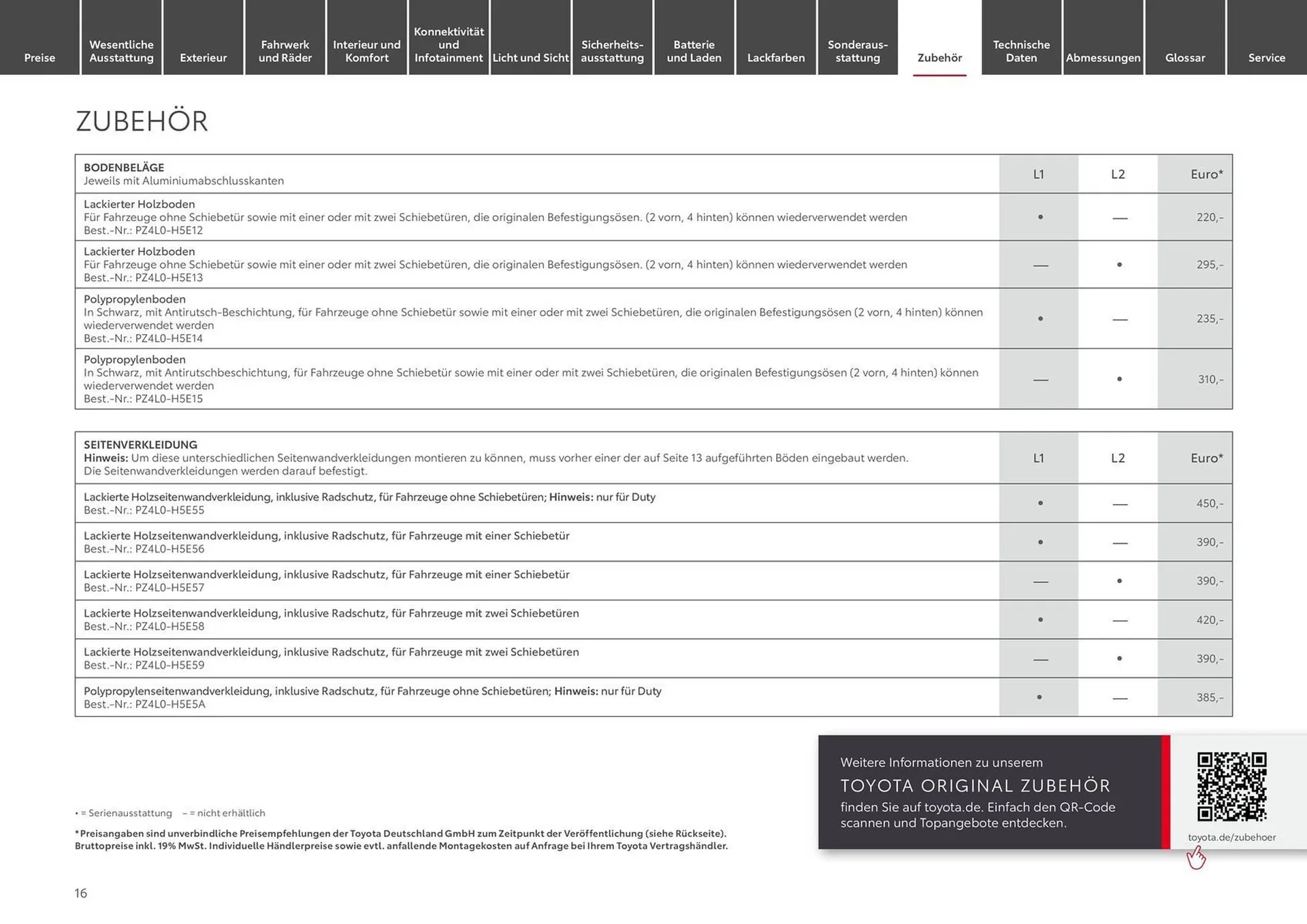 Toyota Prospekt von 9. April bis 9. April 2025 - Prospekt seite 16