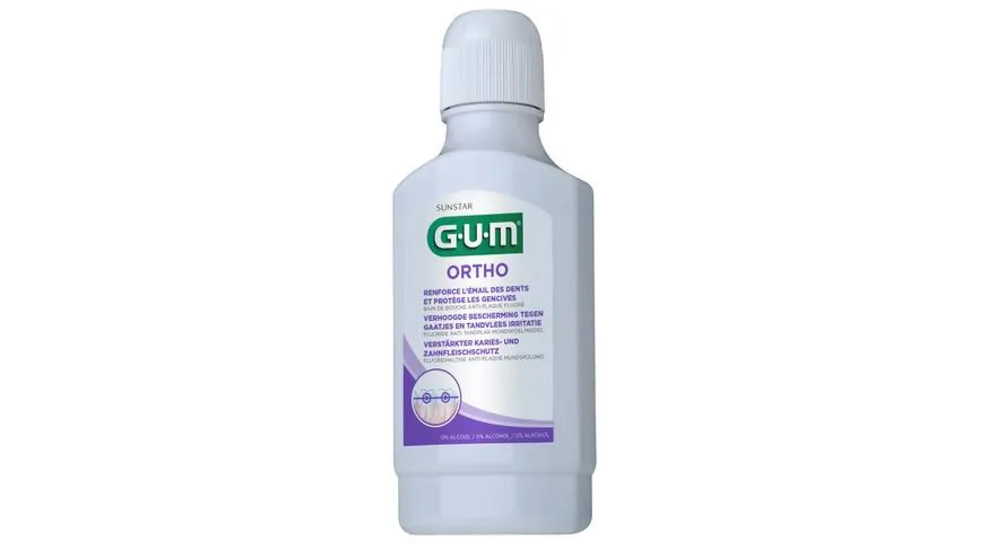 GUM ORTHO Mundspülung