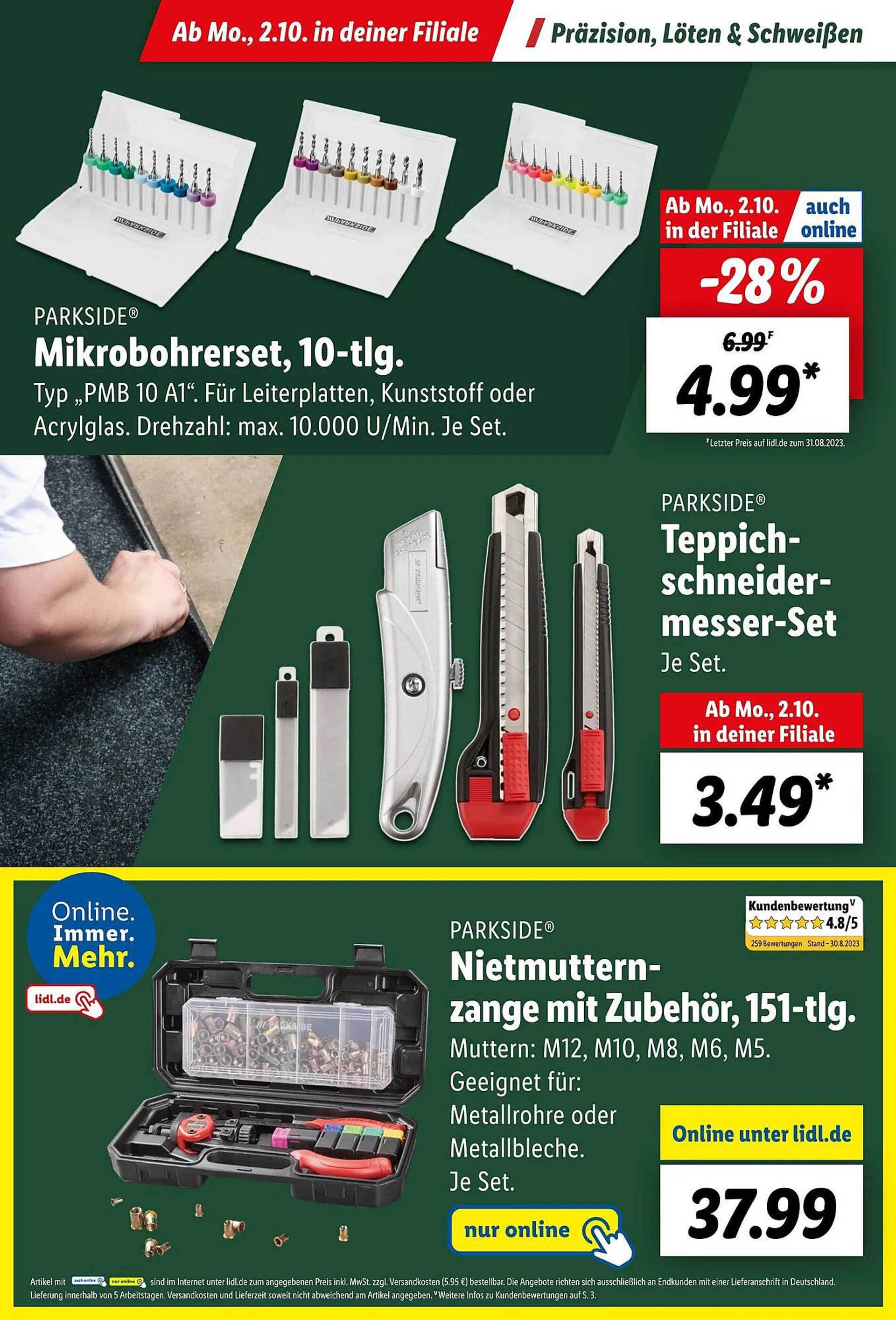 Lidl Prospekt von 31. August bis 22. Oktober 2023 - Prospekt seite 39