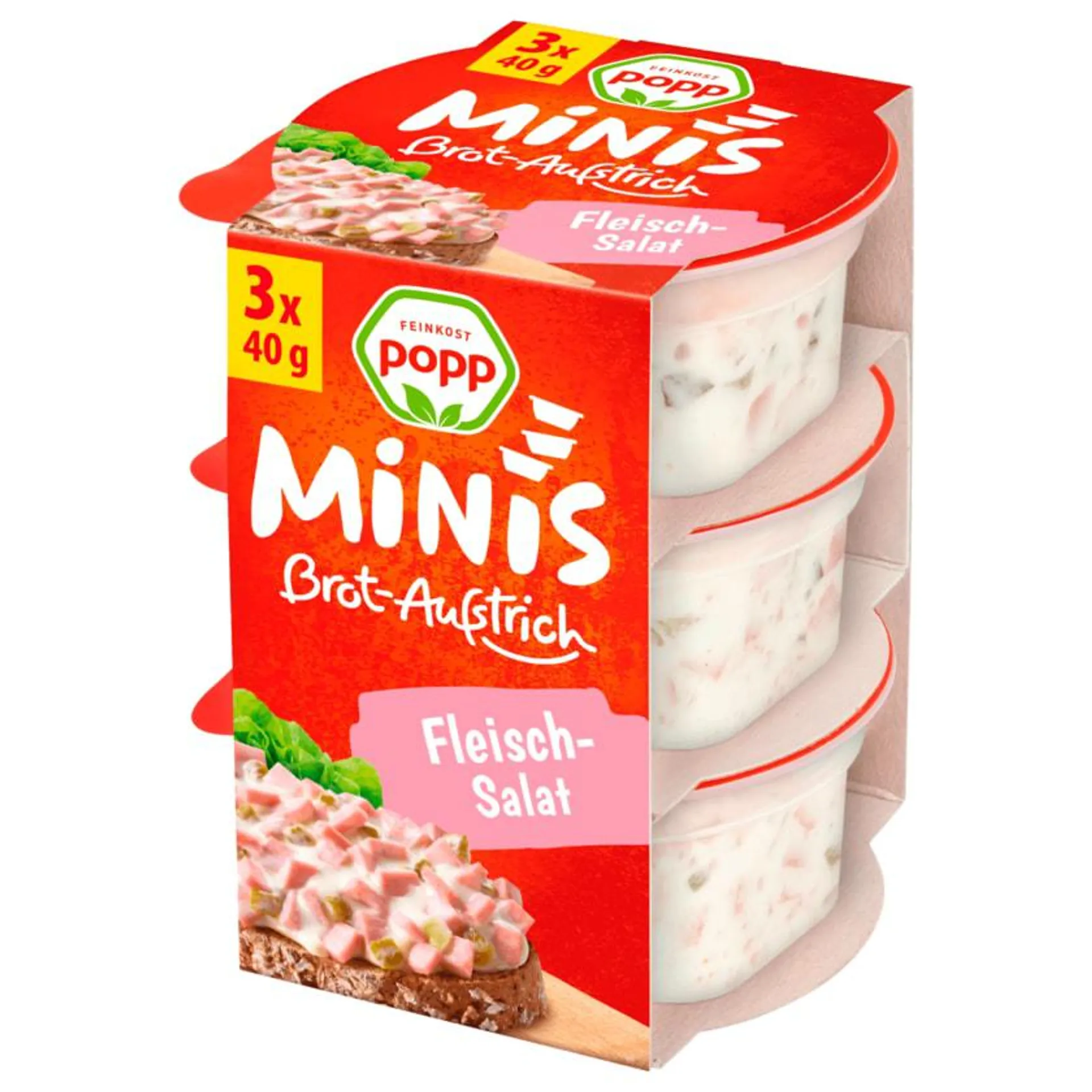 Popp Fleischsalat 3x40g