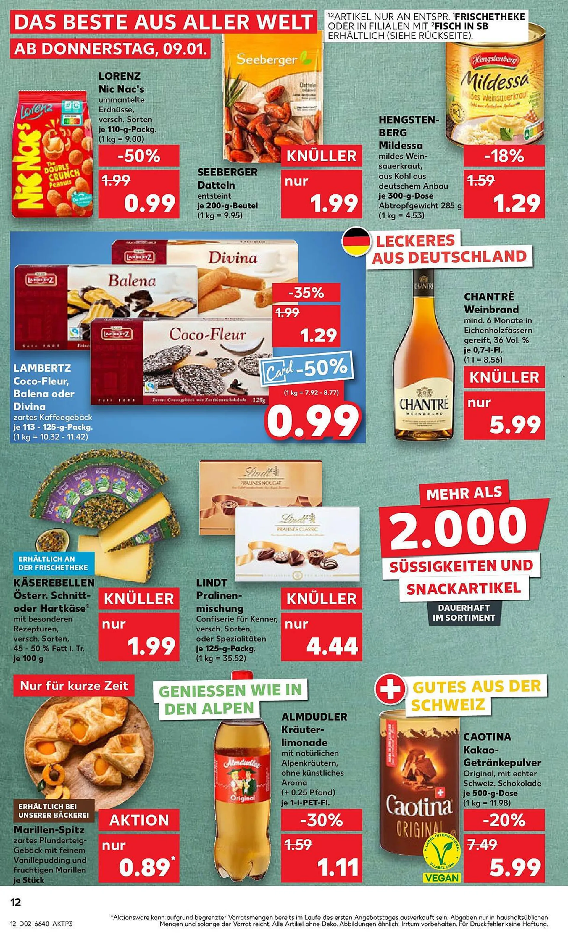 Kaufland Prospekt von 9. Januar bis 15. Januar 2025 - Prospekt seite 12