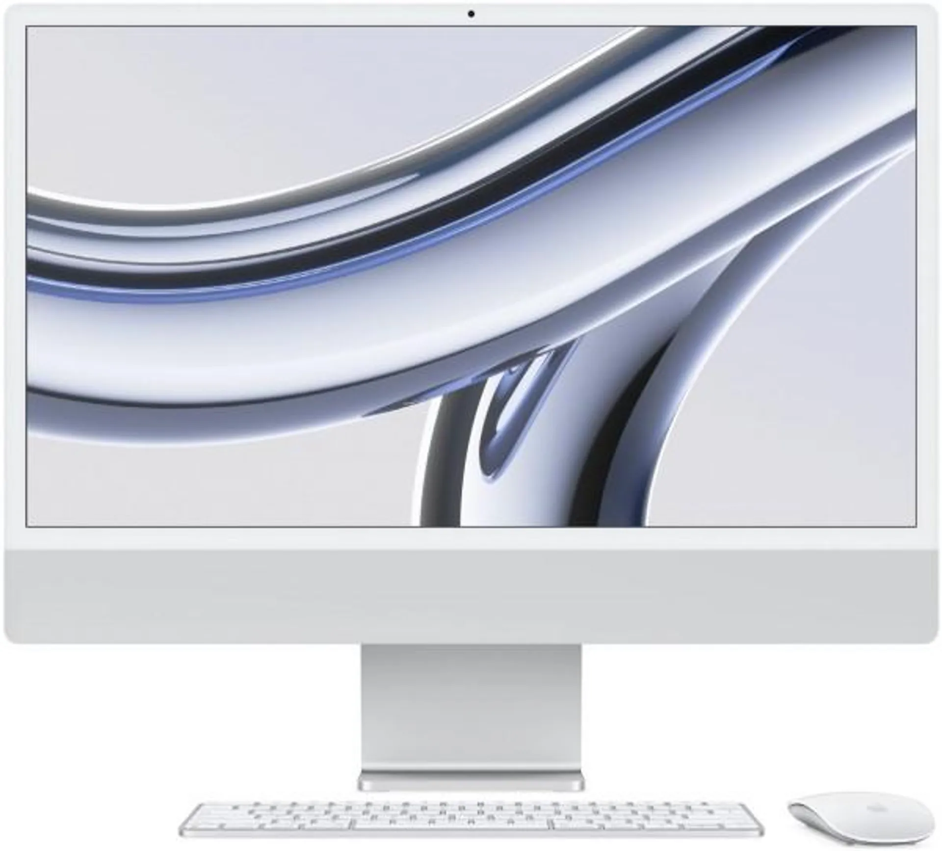 Apple iMac 24" Retina 4.5K (MQR93D/A) silber