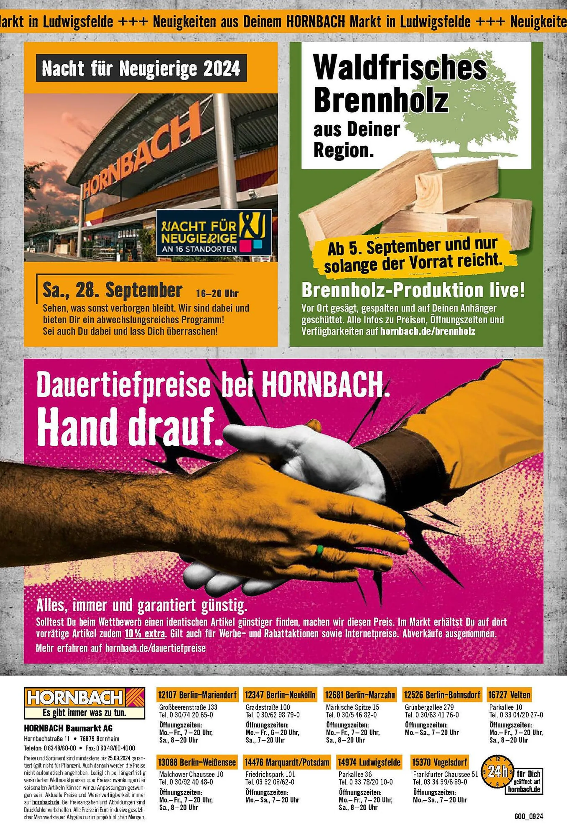 Hornbach Prospekt von 27. August bis 24. September 2024 - Prospekt seite 27