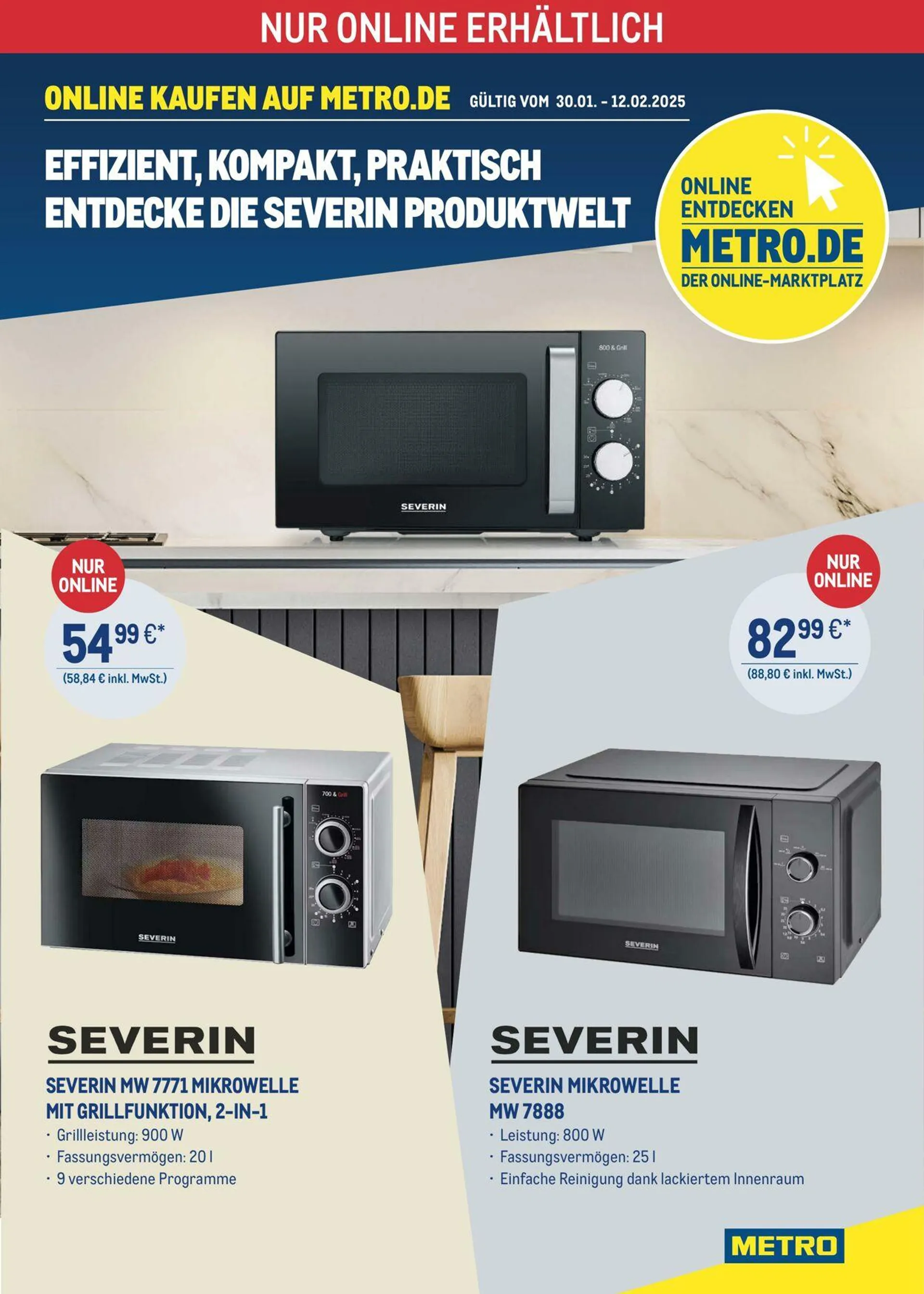 Metro Aktueller Prospekt von 30. Juli bis 13. August 2025 - Prospekt seite 1