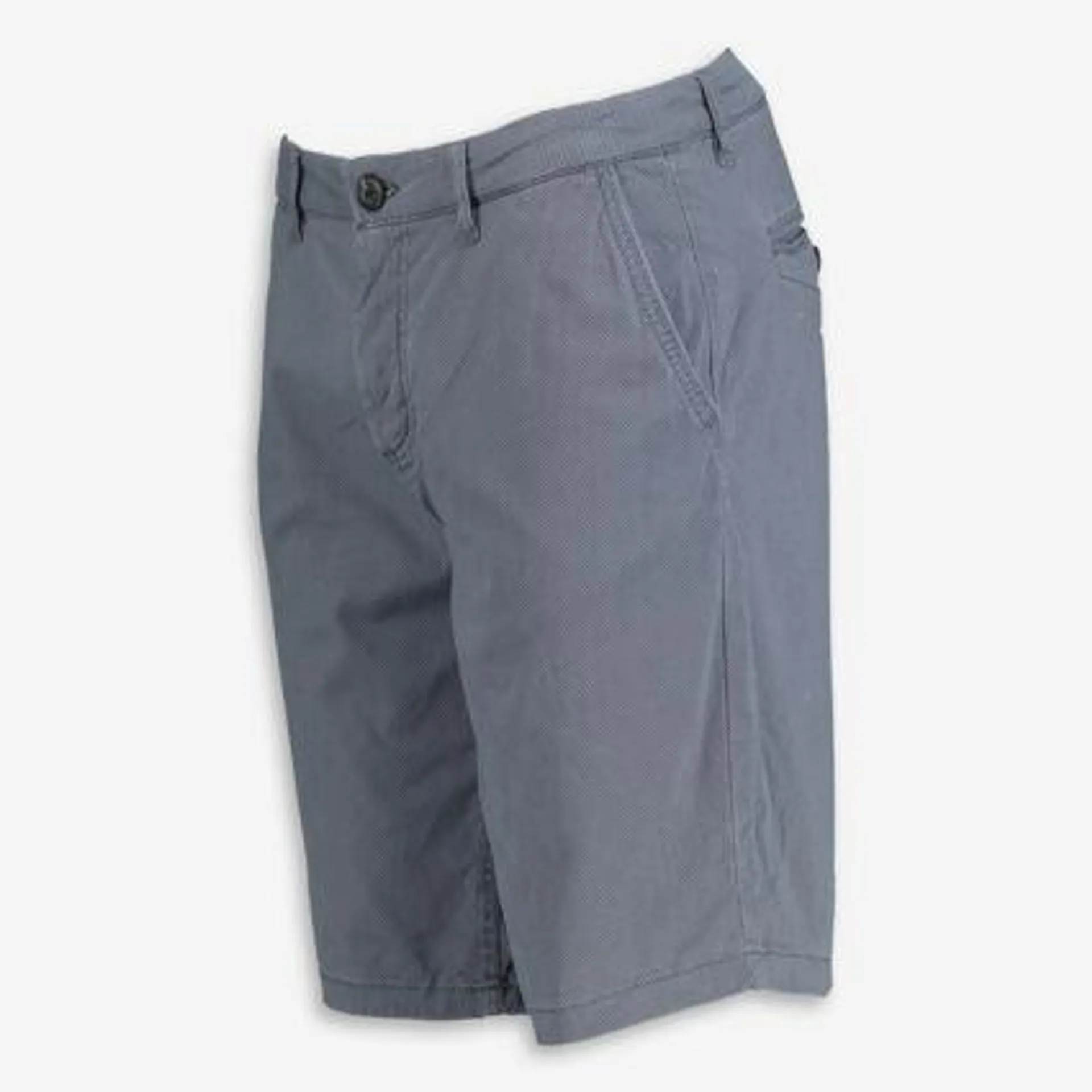 Blaue Slim Fit Chino-Shorts