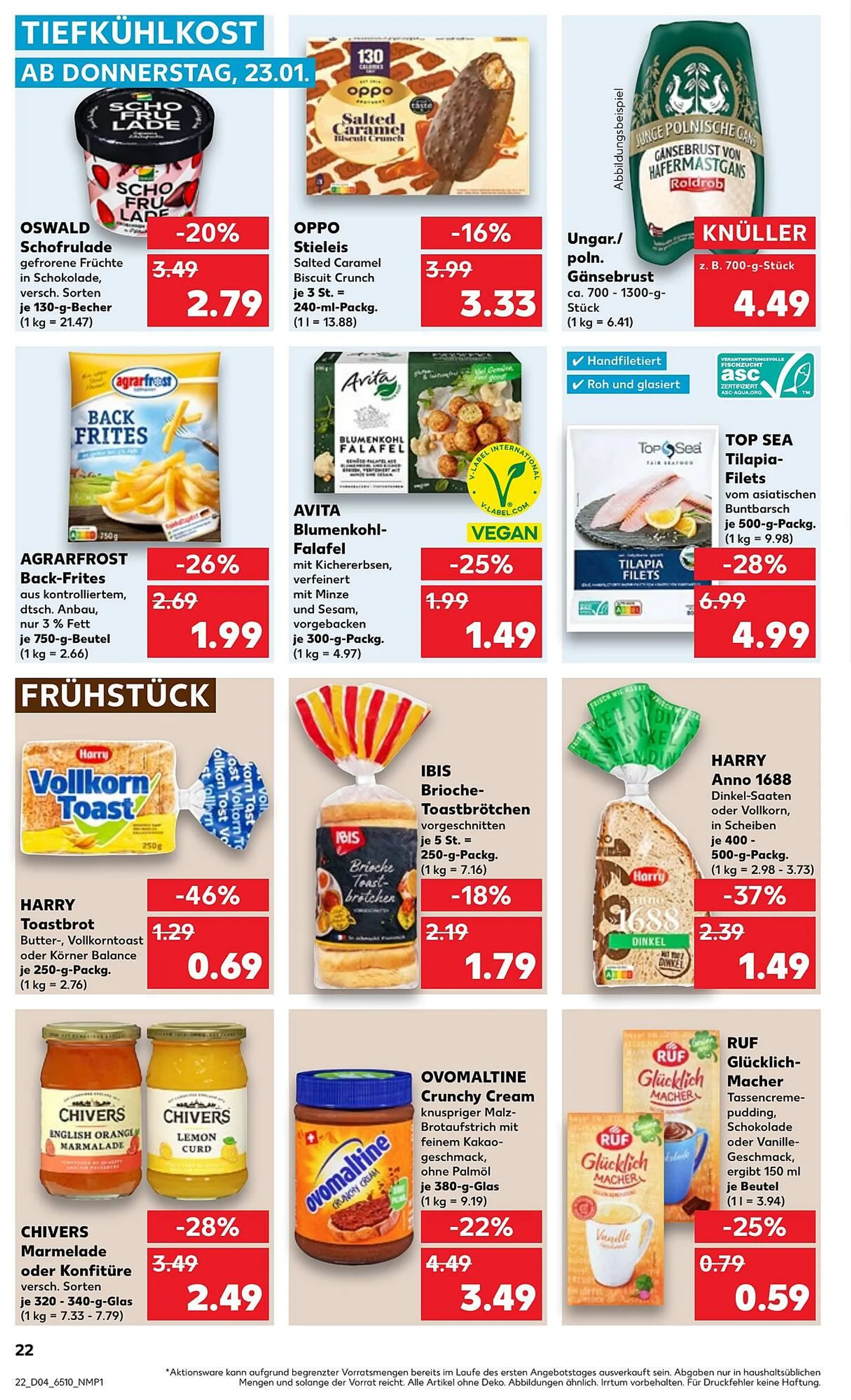 Kaufland Prospekt von 23. Januar bis 29. Januar 2025 - Prospekt seite 22