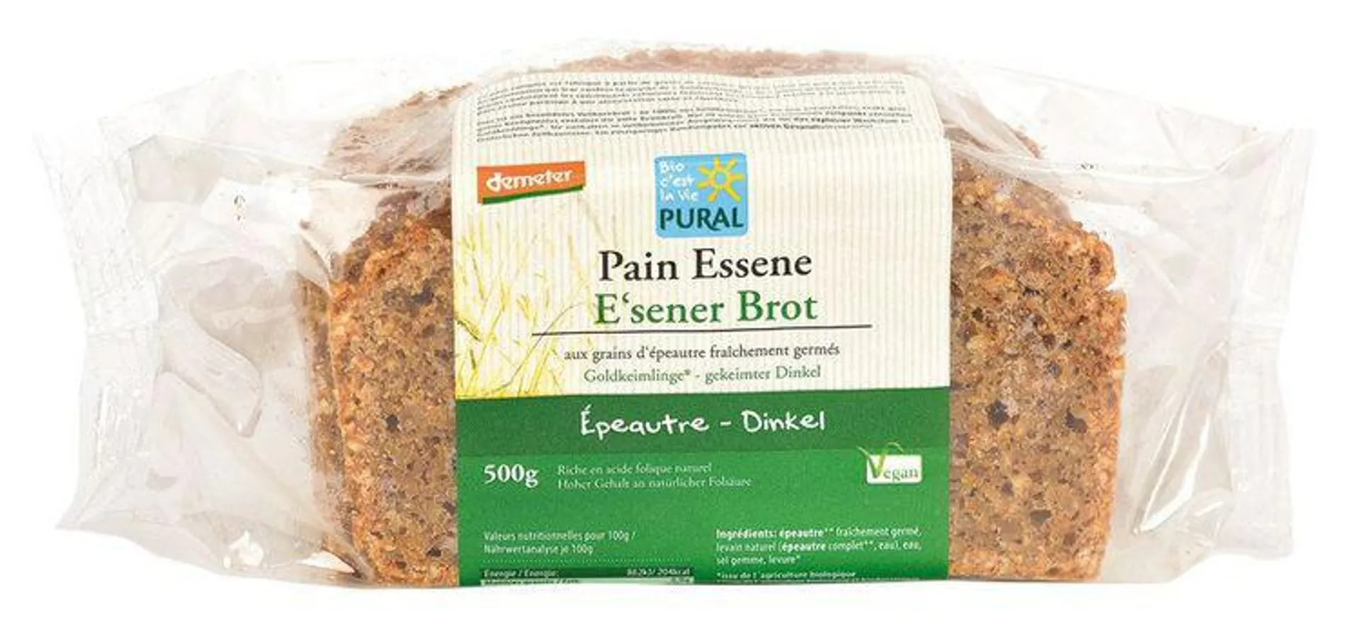 Pural - E'sener Dinkelbrot bio demeter 500g