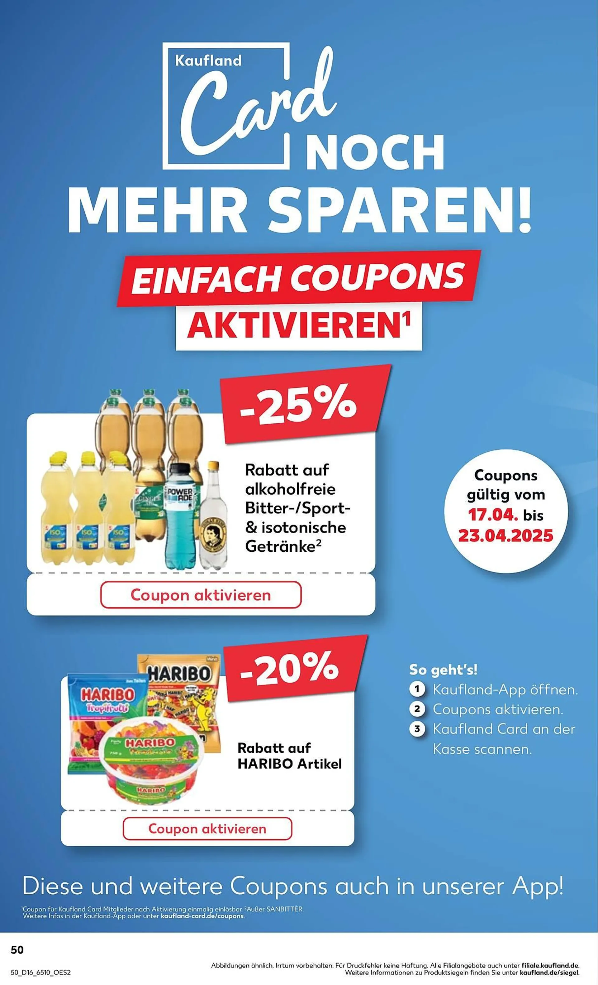 Kaufland Prospekt von 17. April bis 23. April 2025 - Prospekt seite 50