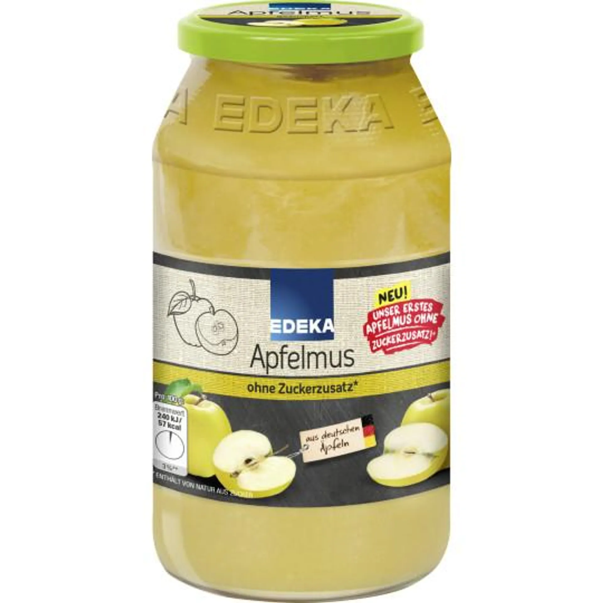 EDEKA Apfelmus ohne Zuckerzusatz 710G