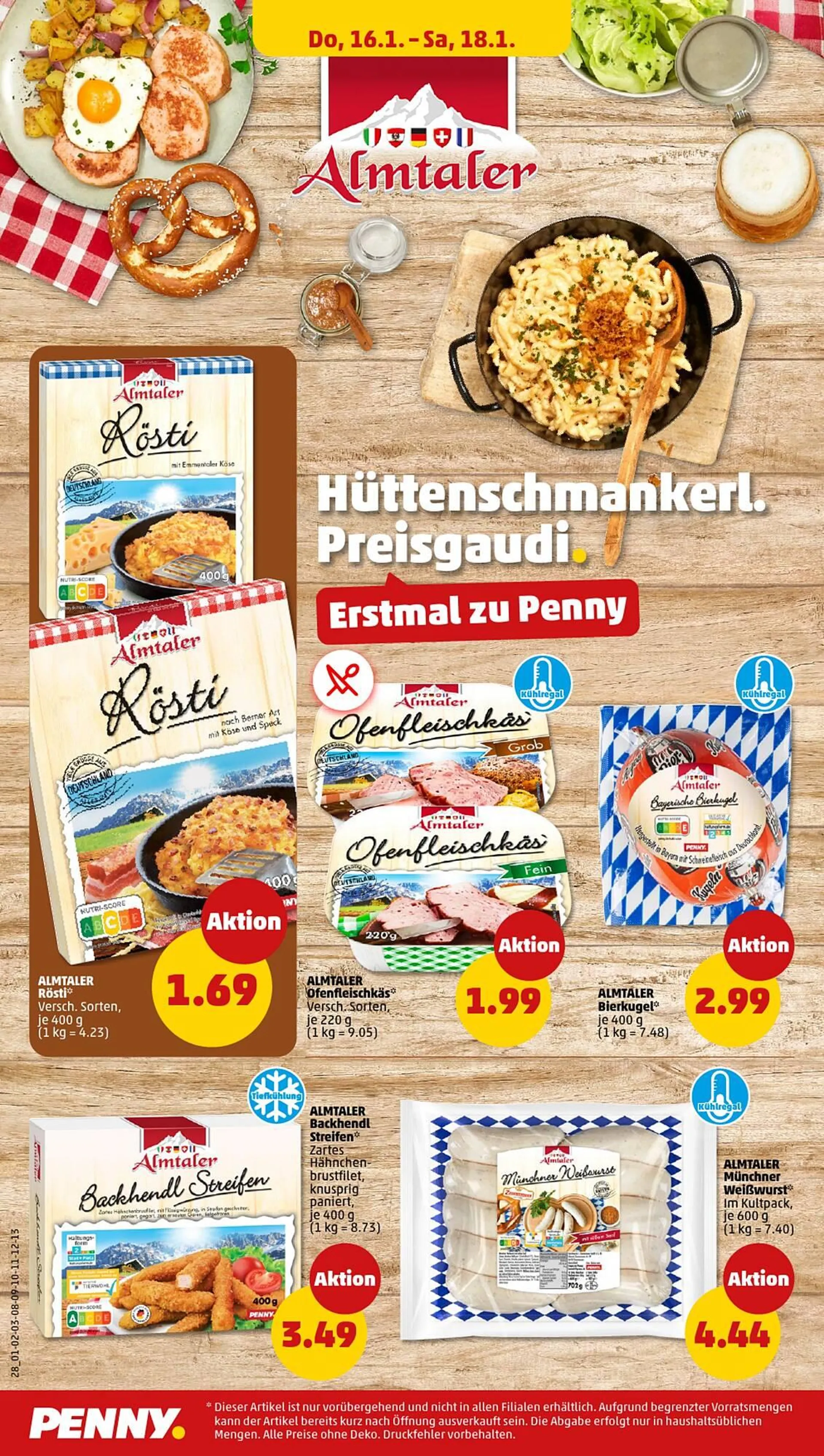 PENNY Prospekt von 13. Januar bis 18. Januar 2025 - Prospekt seite 28