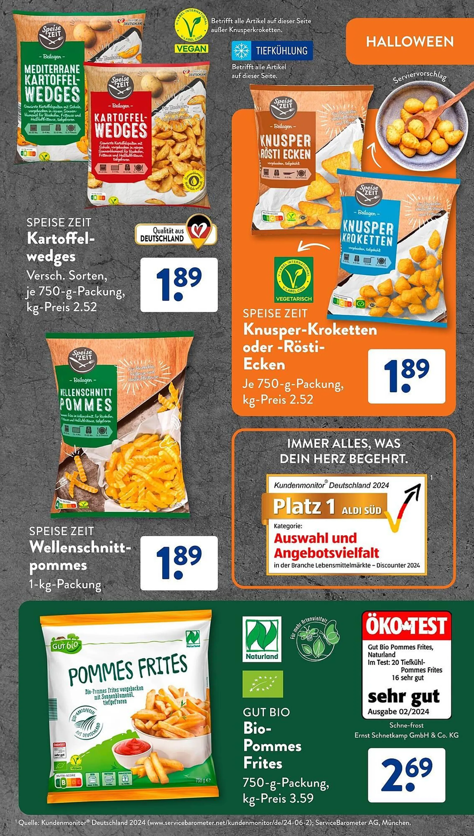 Aldi Süd Prospekt von 1. Oktober bis 31. Oktober 2024 - Prospekt seite 21