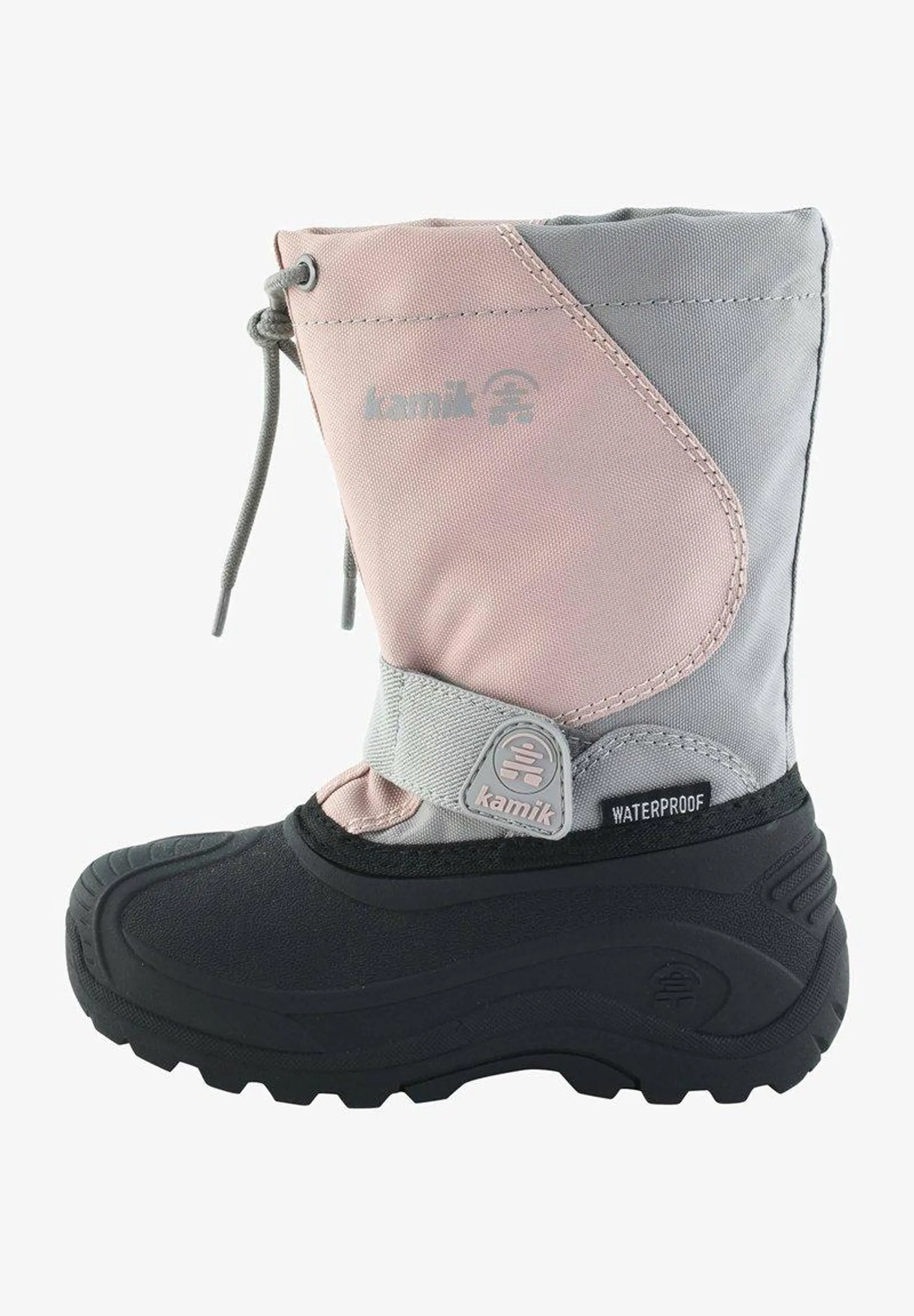 FOX - Lace-up boots - pink grey