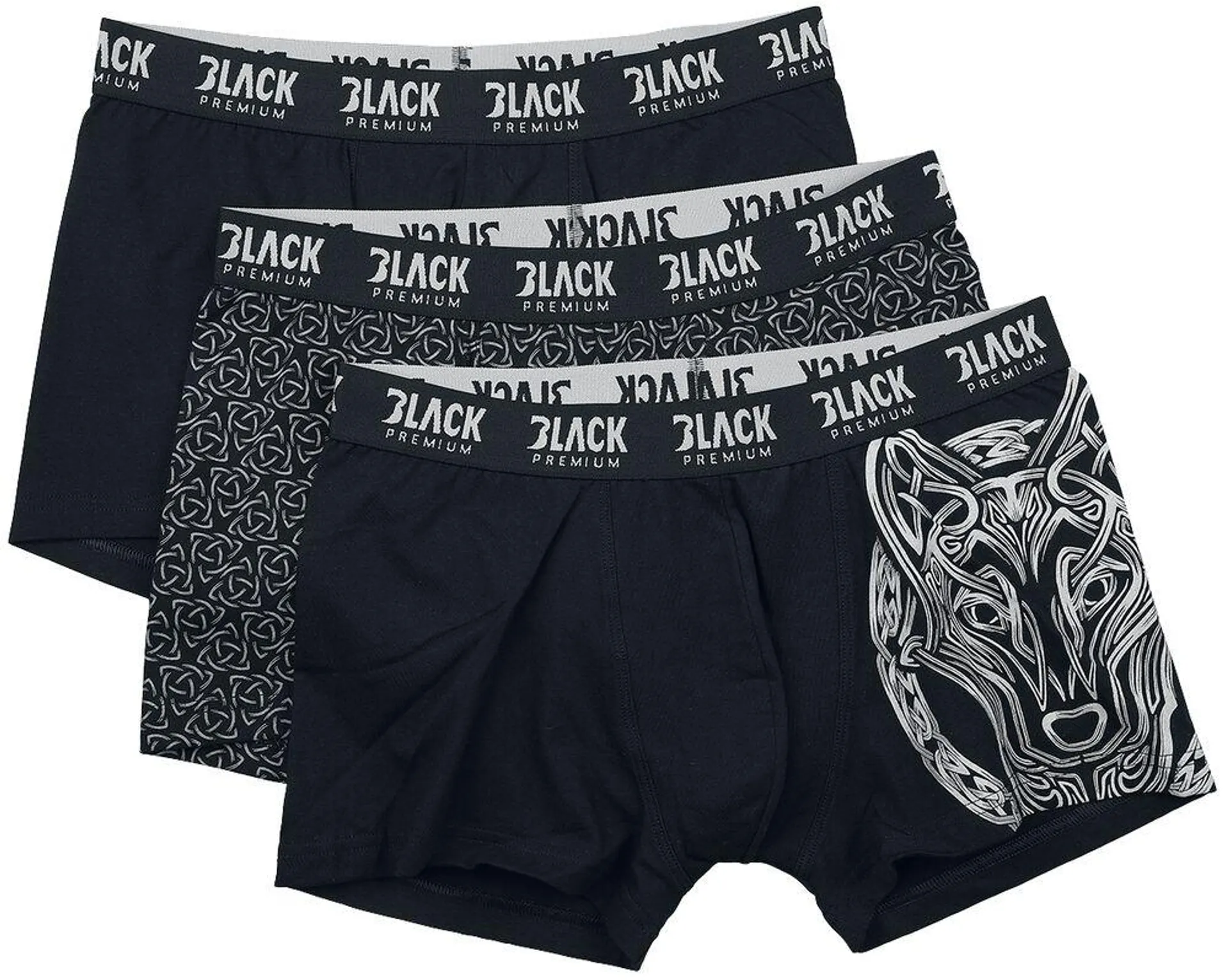 Boxershort schwarz von Black Premium by EMP