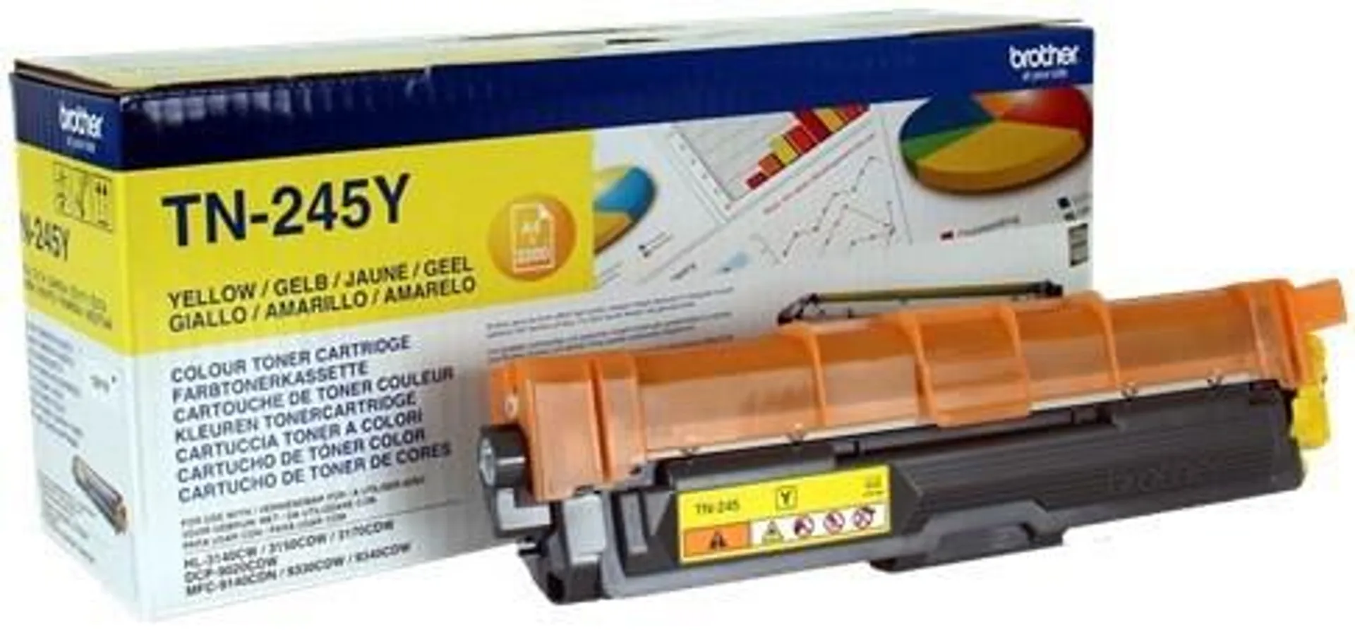 Brother TN 245 Y Toner (2.200 S.) gelb