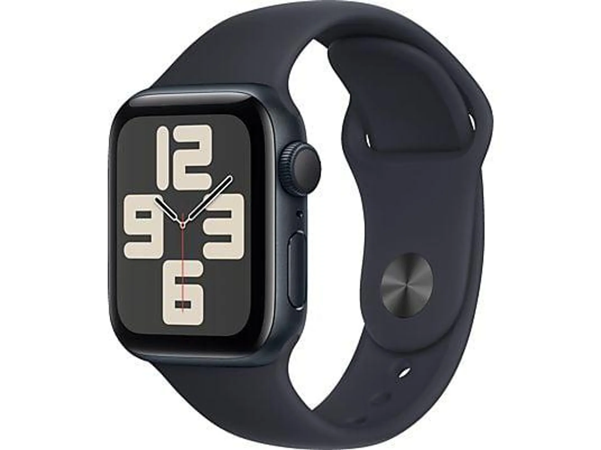 APPLE Watch SE (2023) GPS 40 mm Smartwatch Aluminium Fluorelastomer, 130-180 mm, Mitternacht