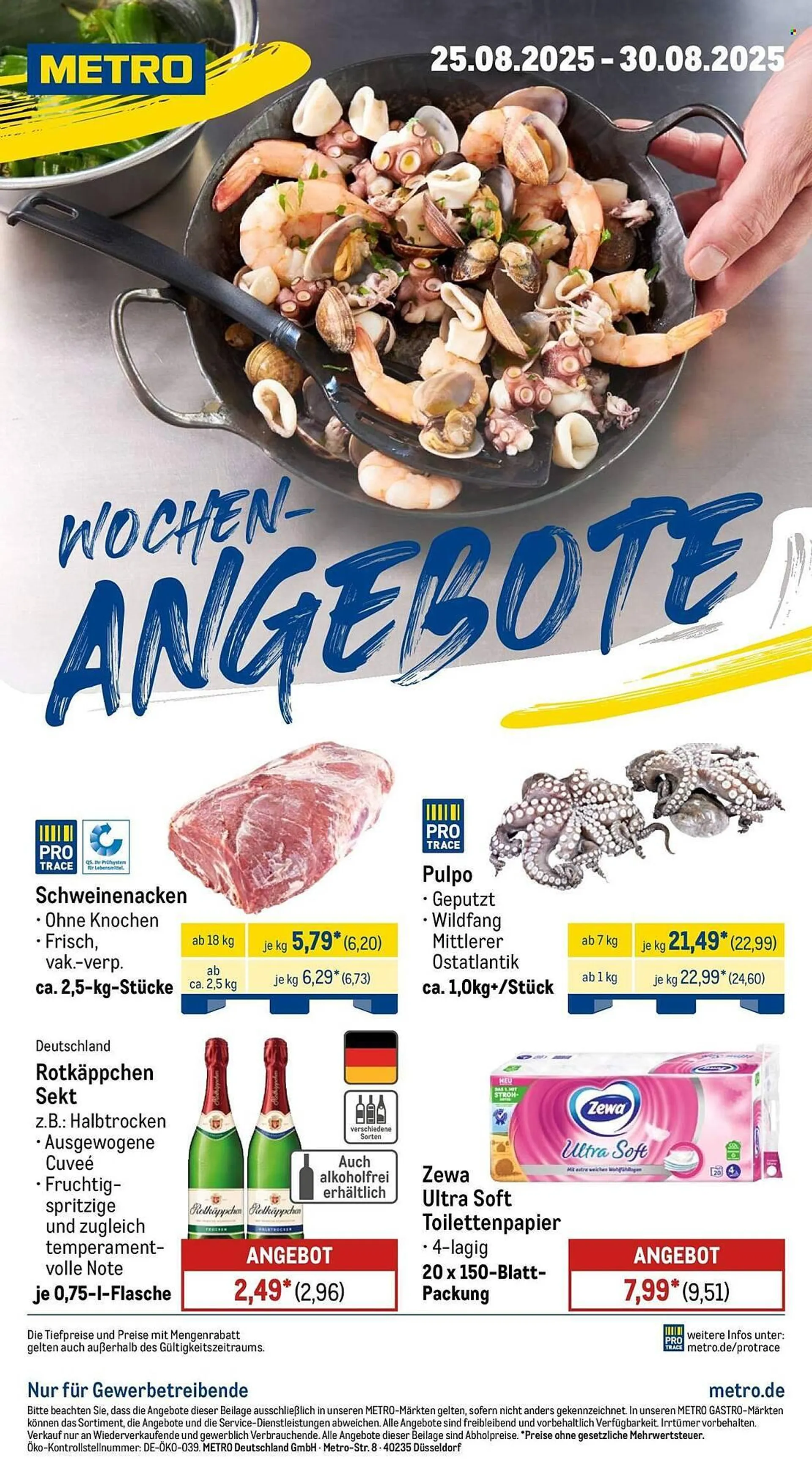 METRO Prospekt von 25. August bis 30. August 2025 - Prospekt seite 1