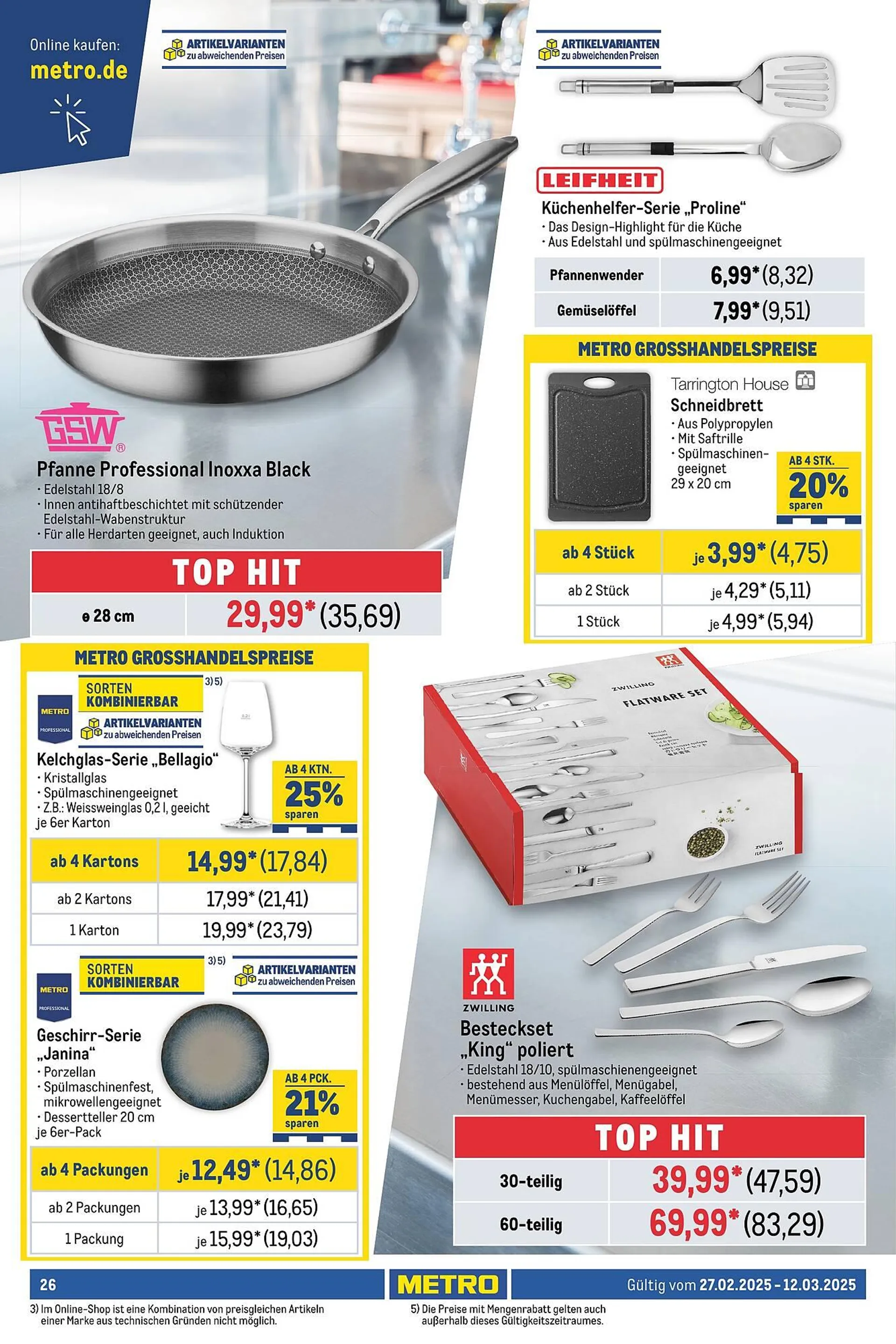 METRO Prospekt von 27. Februar bis 12. März 2025 - Prospekt seite 26