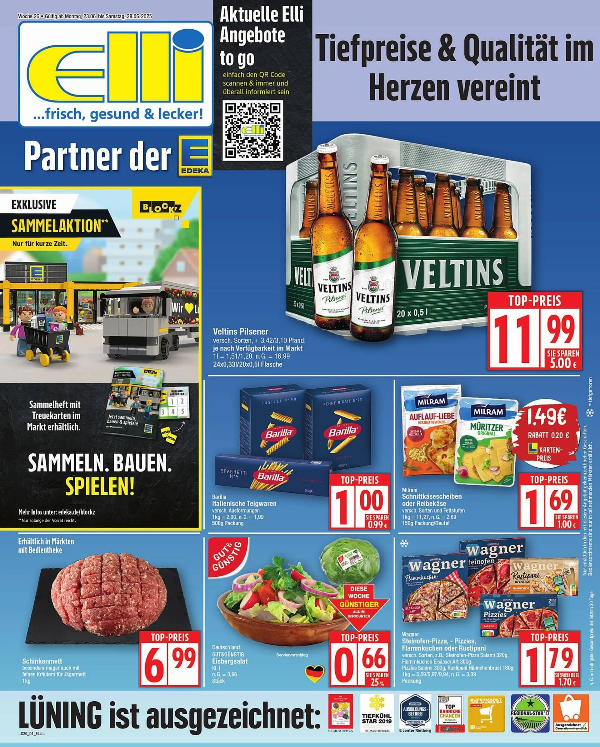 Elli Markt Prospekt von 23. Juni bis 28. Juni 2025 - Prospekt seite 1