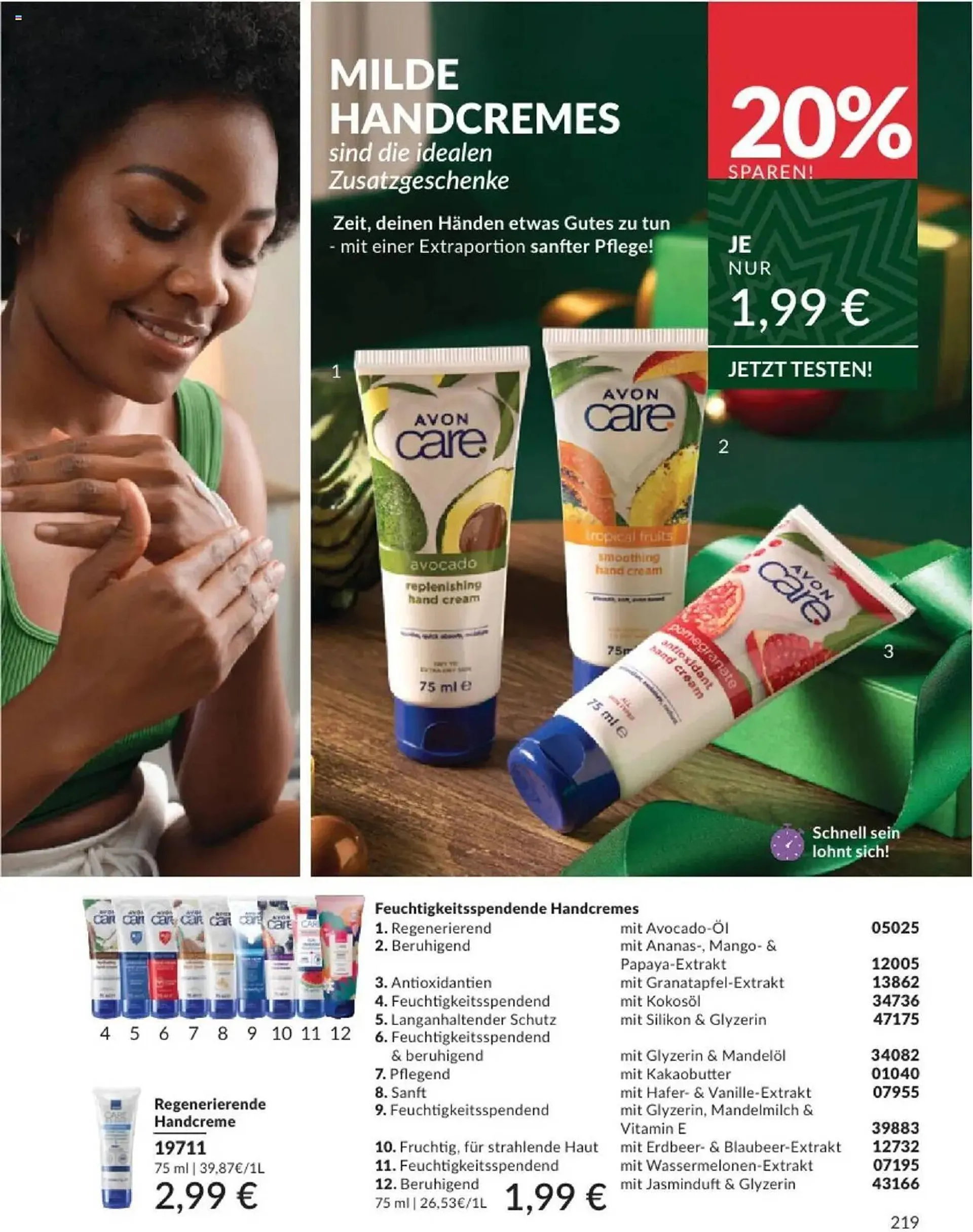 Avon Prospekt von 1. Dezember bis 30. Dezember 2024 - Prospekt seite 219