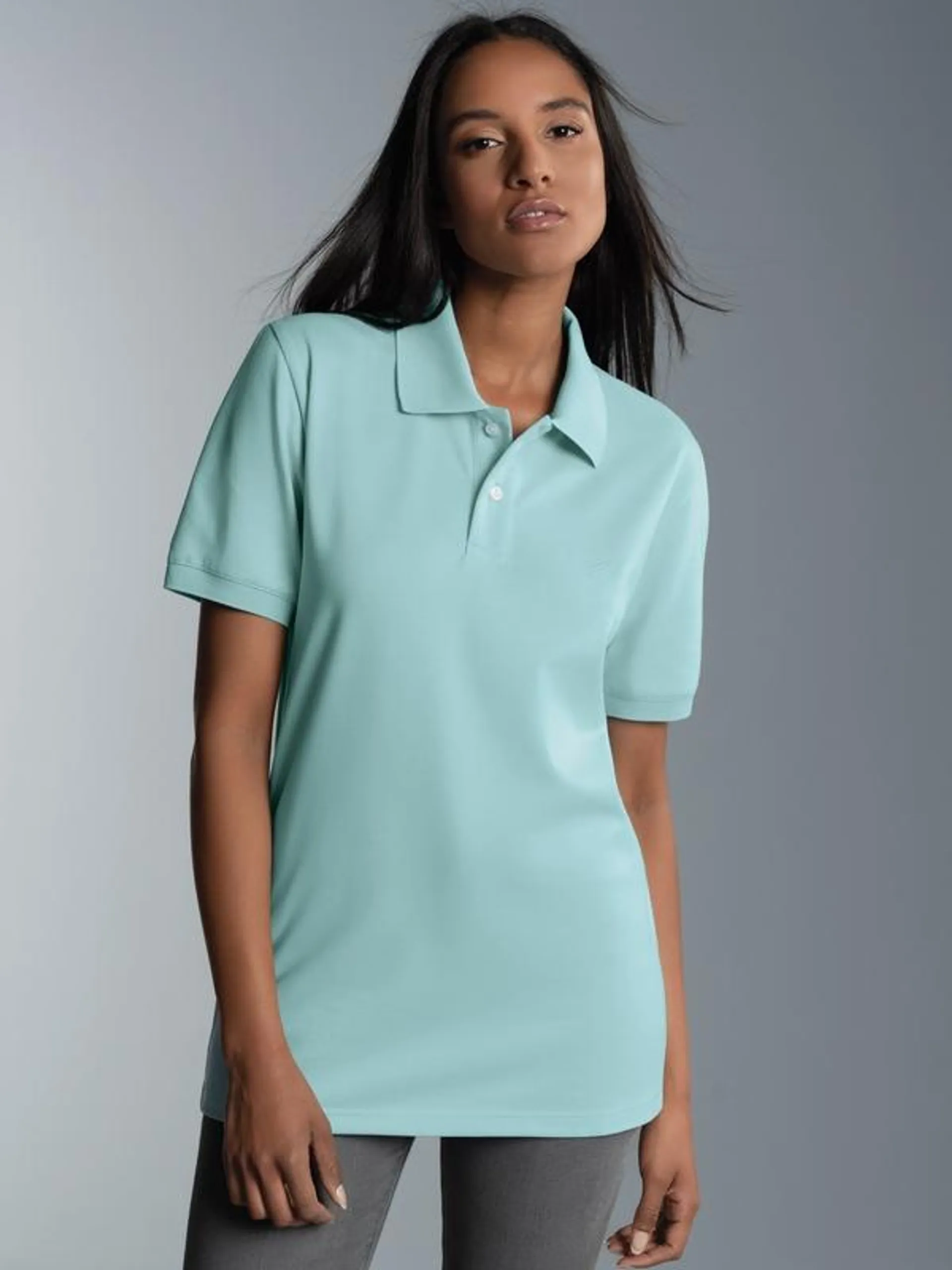 Poloshirt DELUXE Piqué Gletscher