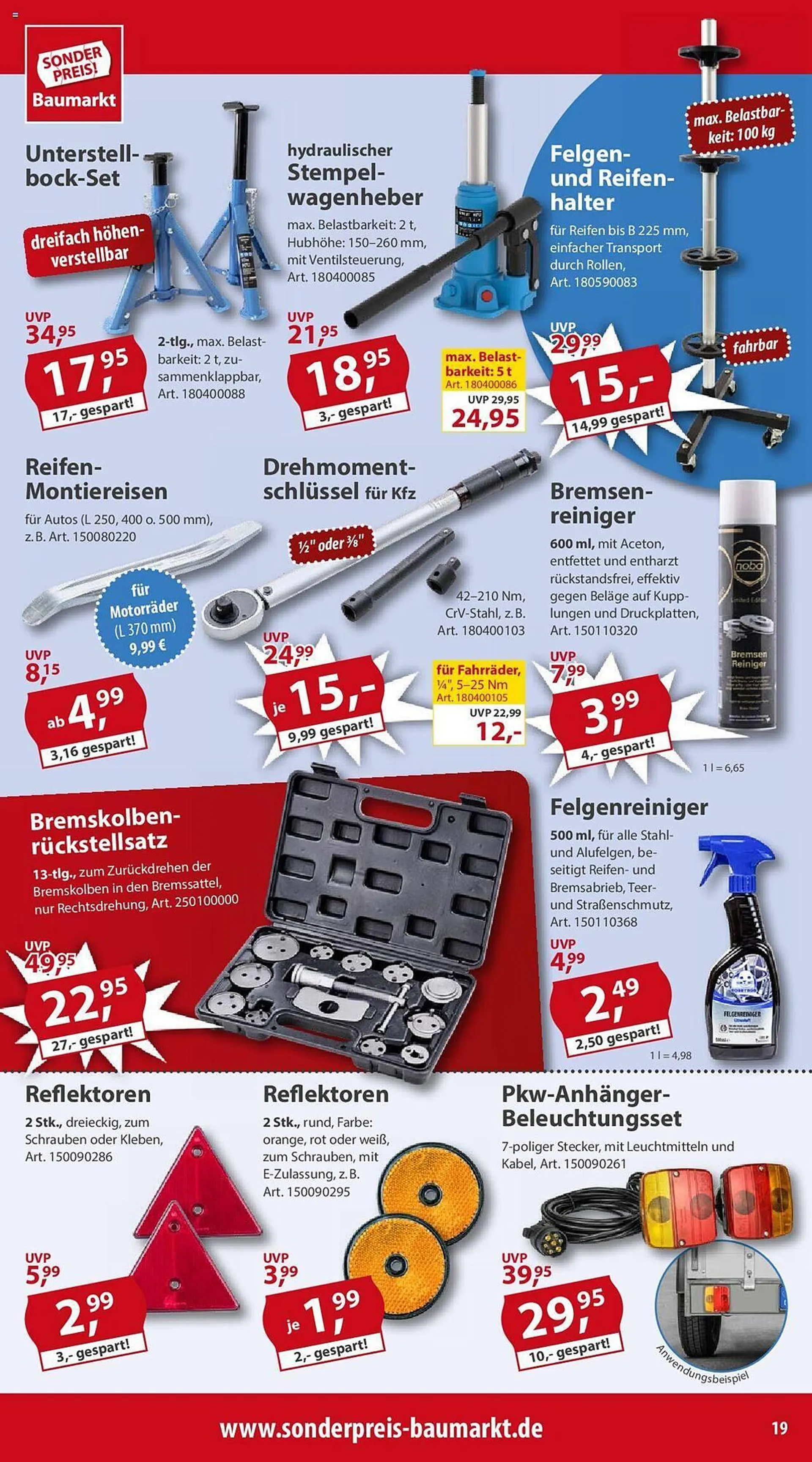 Sonderpreis Baumarkt Prospekt von 19. Oktober bis 25. Oktober 2024 - Prospekt seite 16