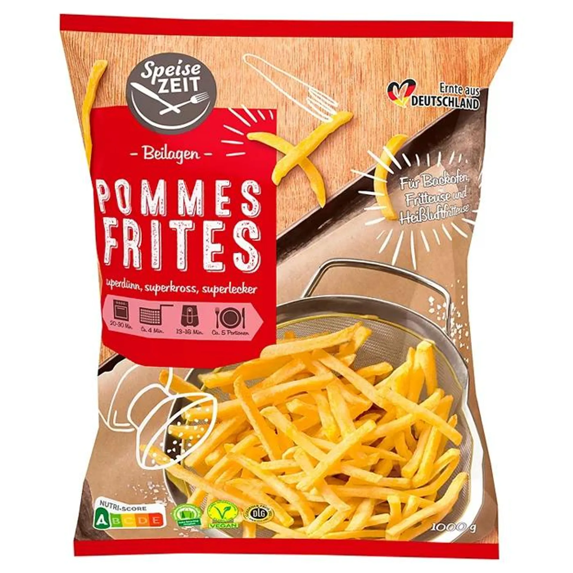 SPEISEZEIT Pommes frites 1 kg