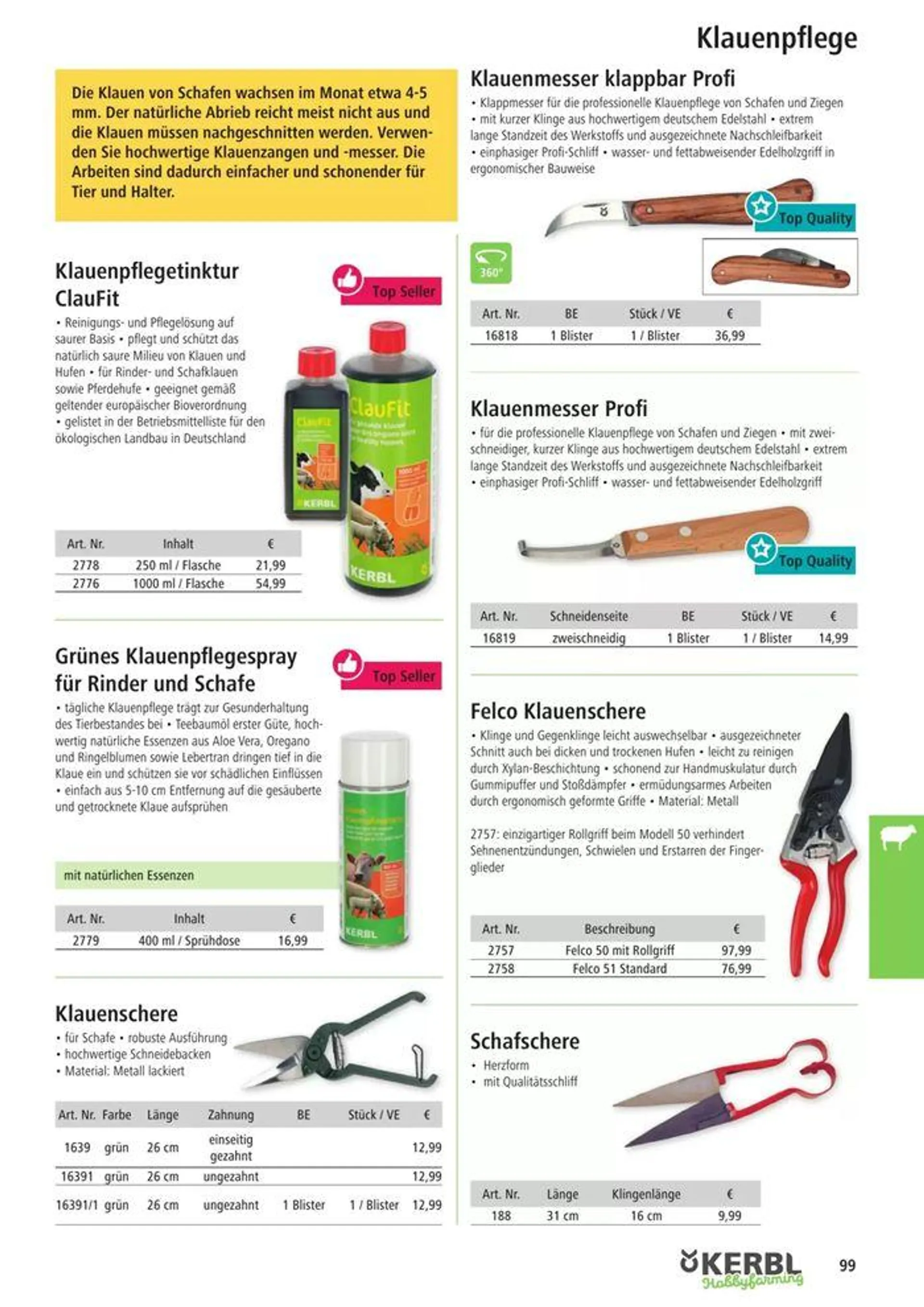 Hobby-Farming 2024 von 5. Juli bis 31. Dezember 2024 - Prospekt seite 101