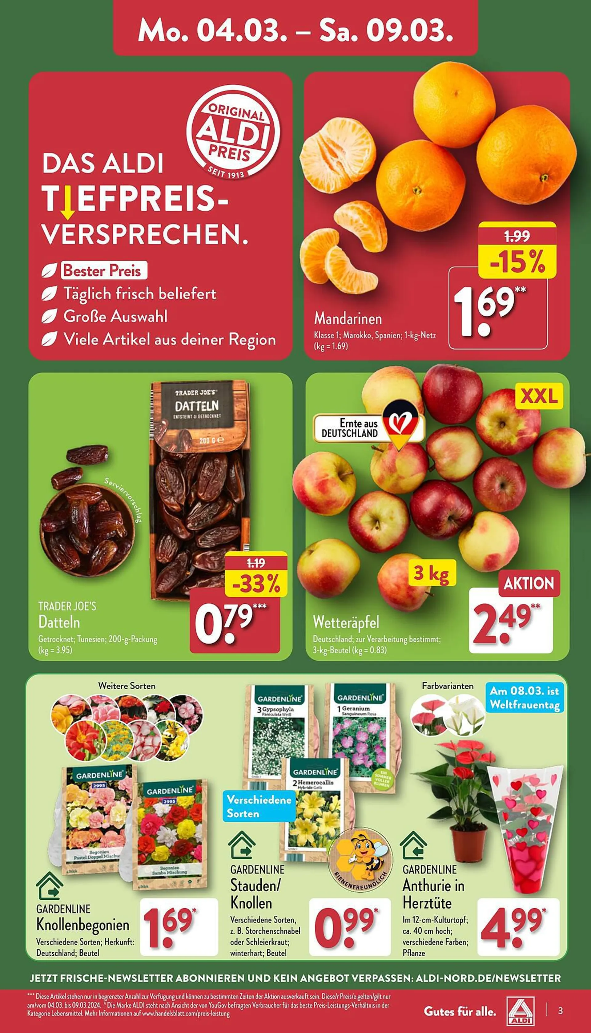 Aldi Nord Prospekt von 4. März bis 9. März 2024 - Prospekt seite 3