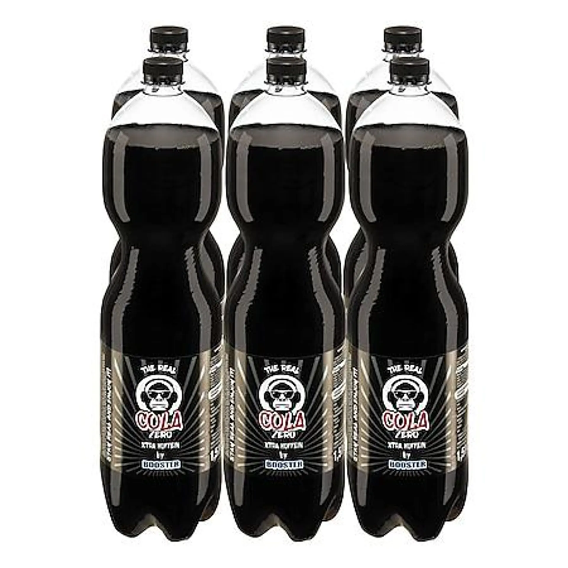 Booster The Real Cola Zero 1,5 Liter, 6er Pack