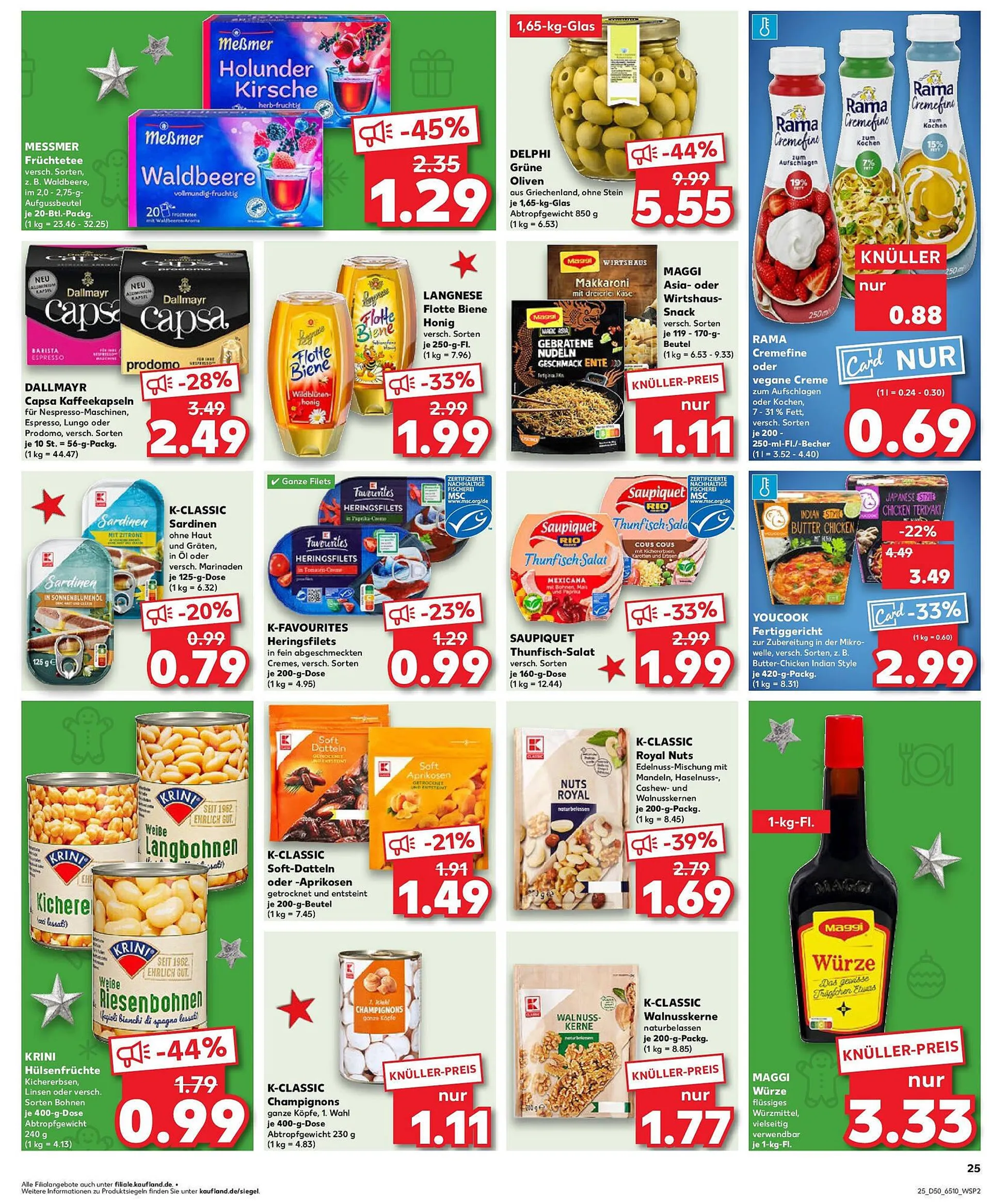 Kaufland Prospekt von 11. Dezember bis 18. Dezember 2024 - Prospekt seite 25