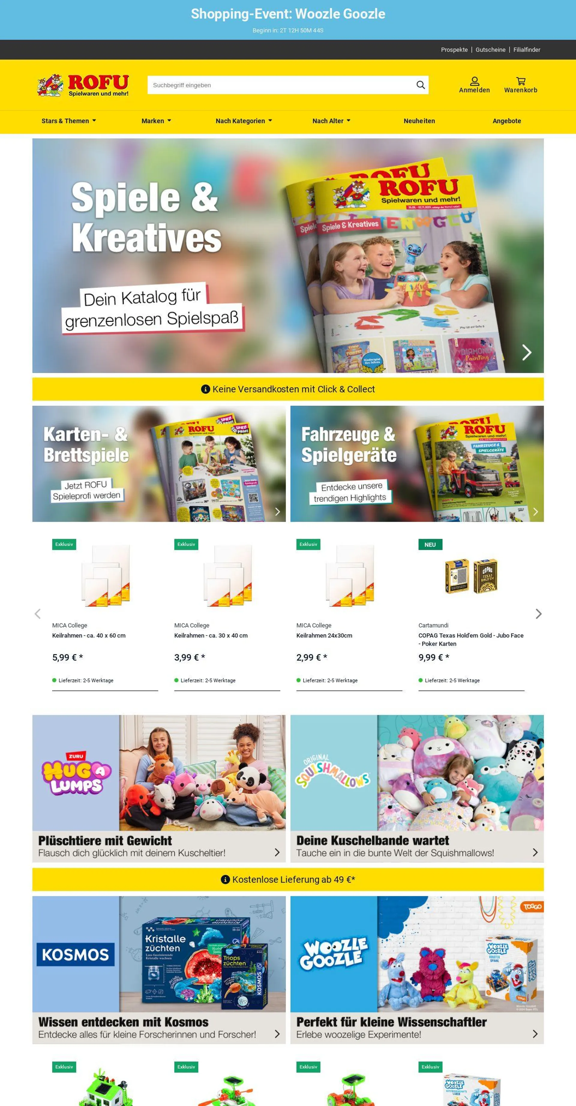 ROFU Kinderland Aktueller Prospekt von 25. August bis 3. September 2025 - Prospekt seite 1