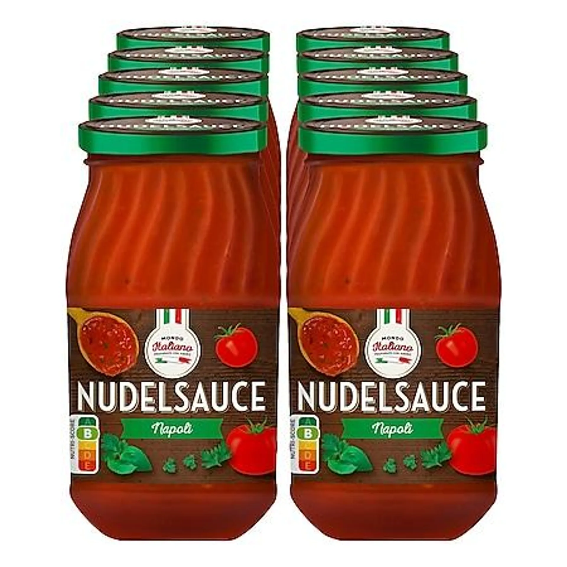 Mondo Italiano Nudelsauce Napoli 420 g, 10er Pack