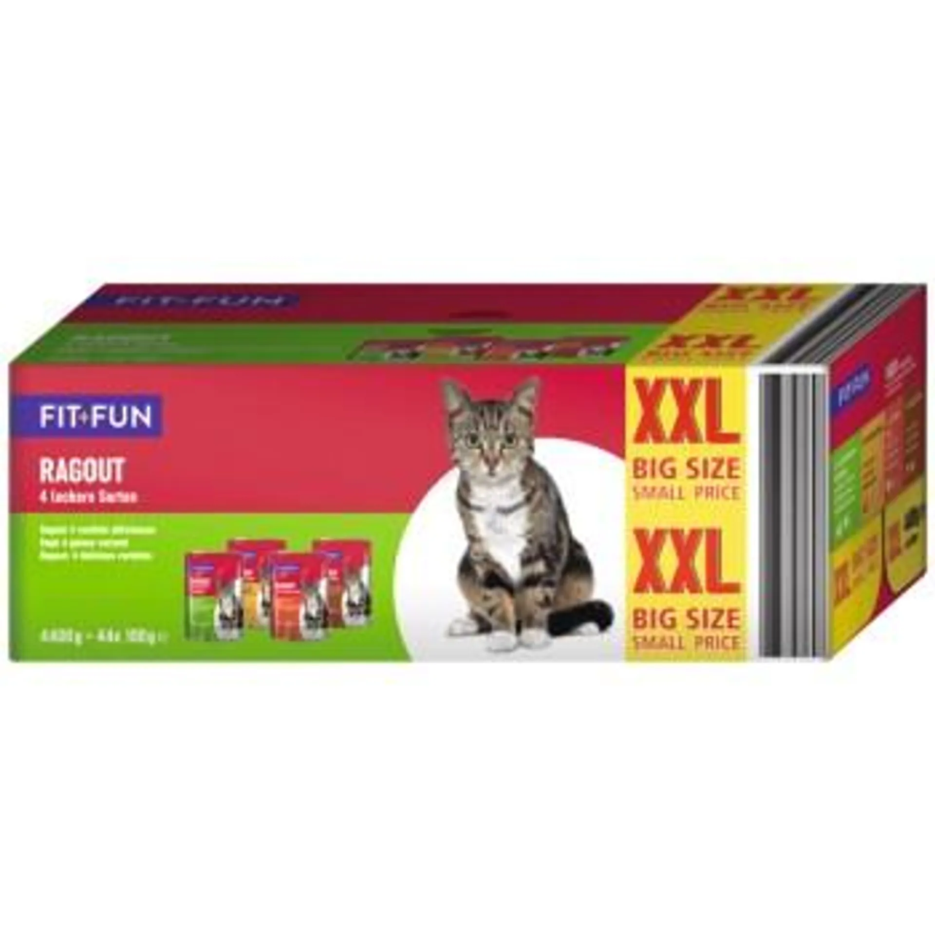 FIT+FUN Ragout Multipack XXL 44x100g Geschmacksvielfalt vom Land