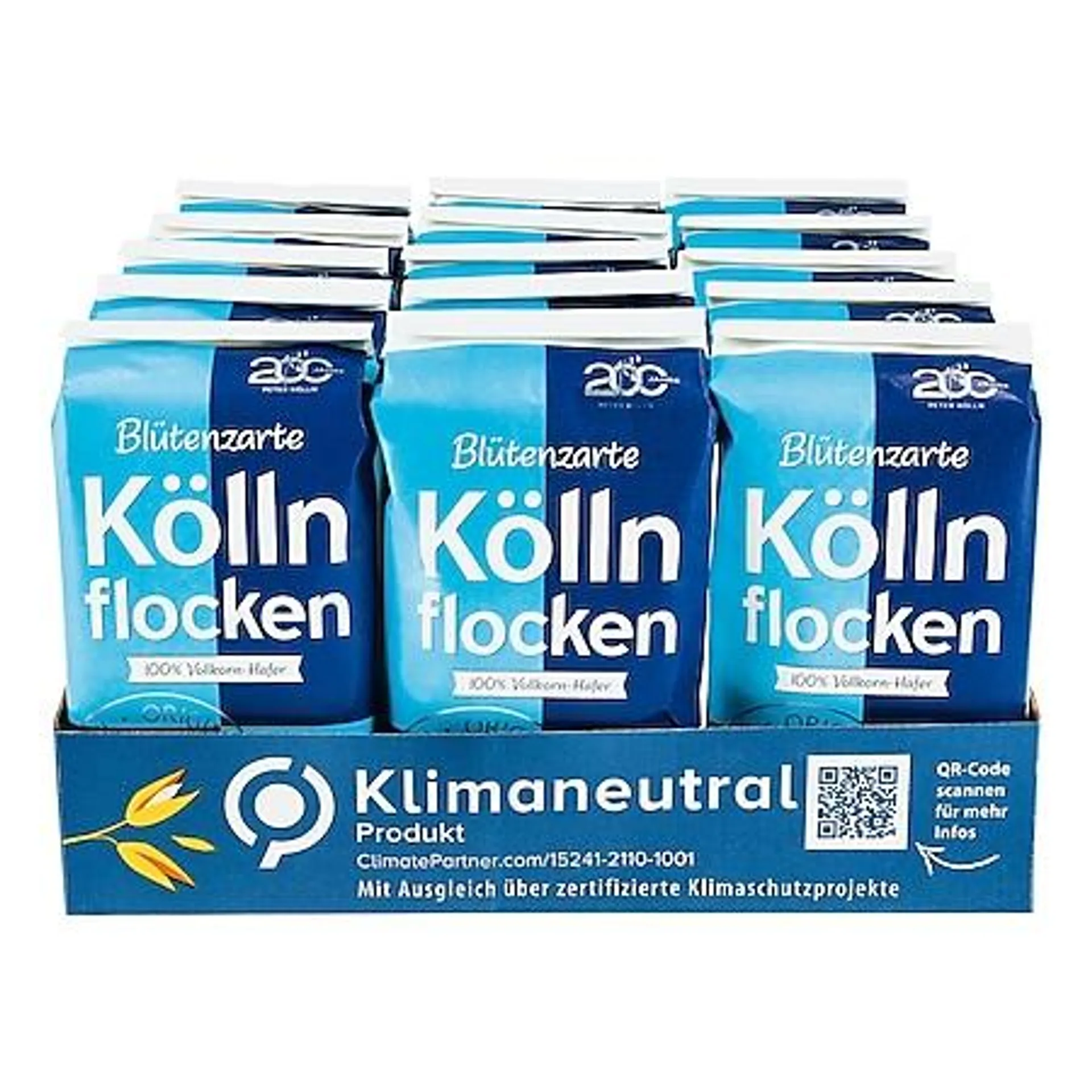 Kölln Haferflocken zart 500 g, 15er Pack