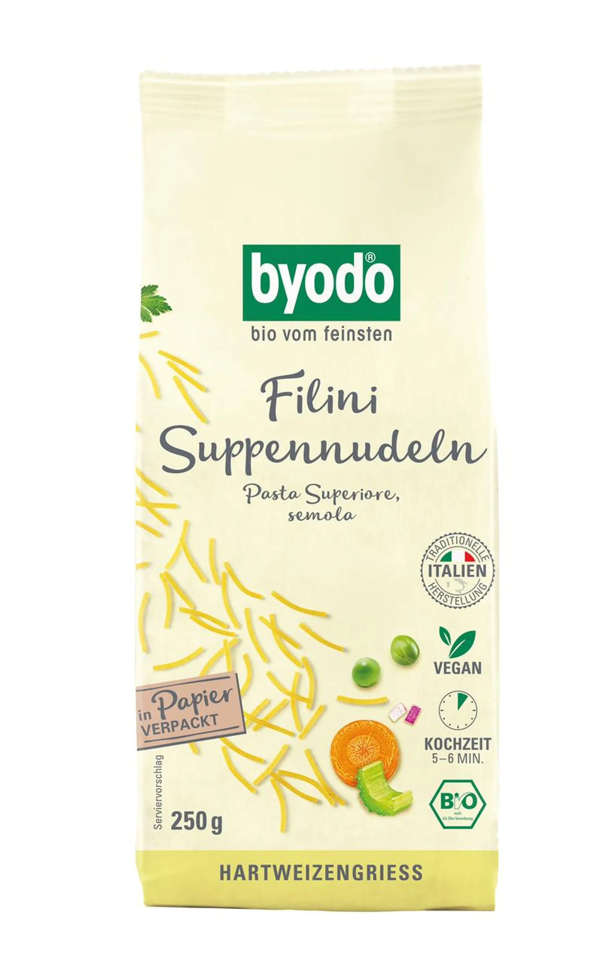 Byodo Filini Suppennudeln semola 250g