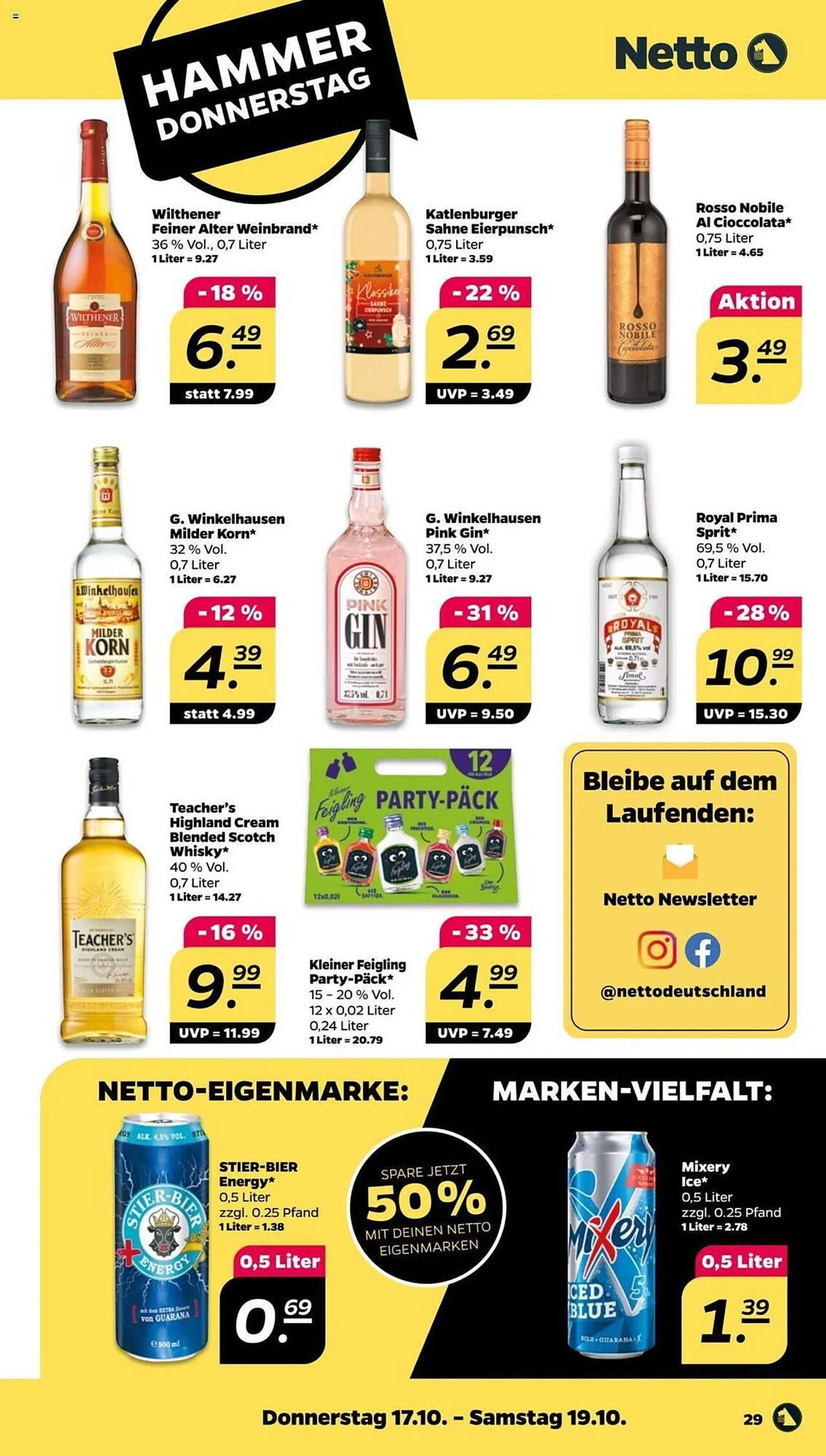 NETTO Prospekt von 14. Oktober bis 19. Oktober 2024 - Prospekt seite 29