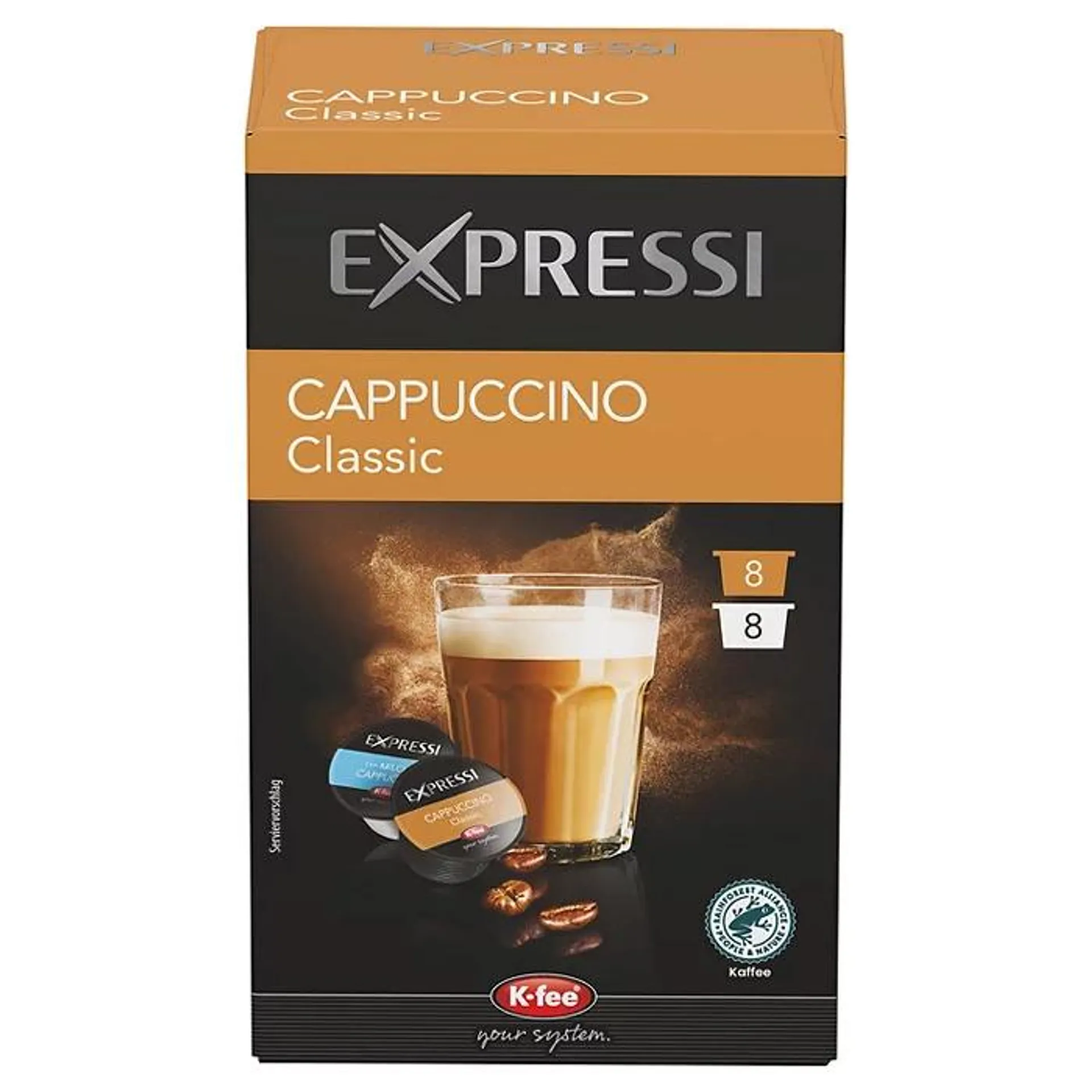 EXPRESSI Kaffeekapseln Cappucchino 152 g