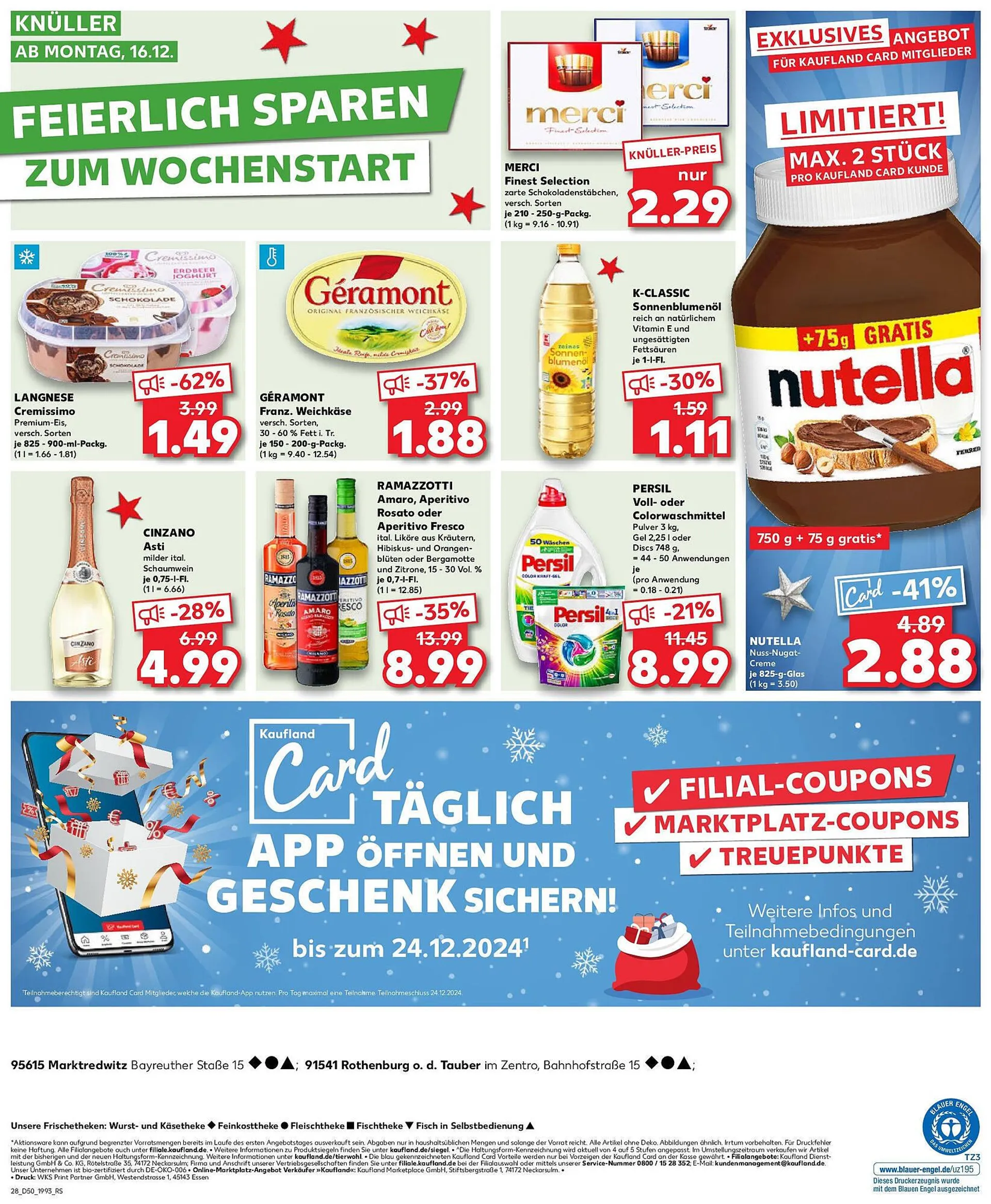 Kaufland Prospekt von 11. Dezember bis 18. Dezember 2024 - Prospekt seite 28