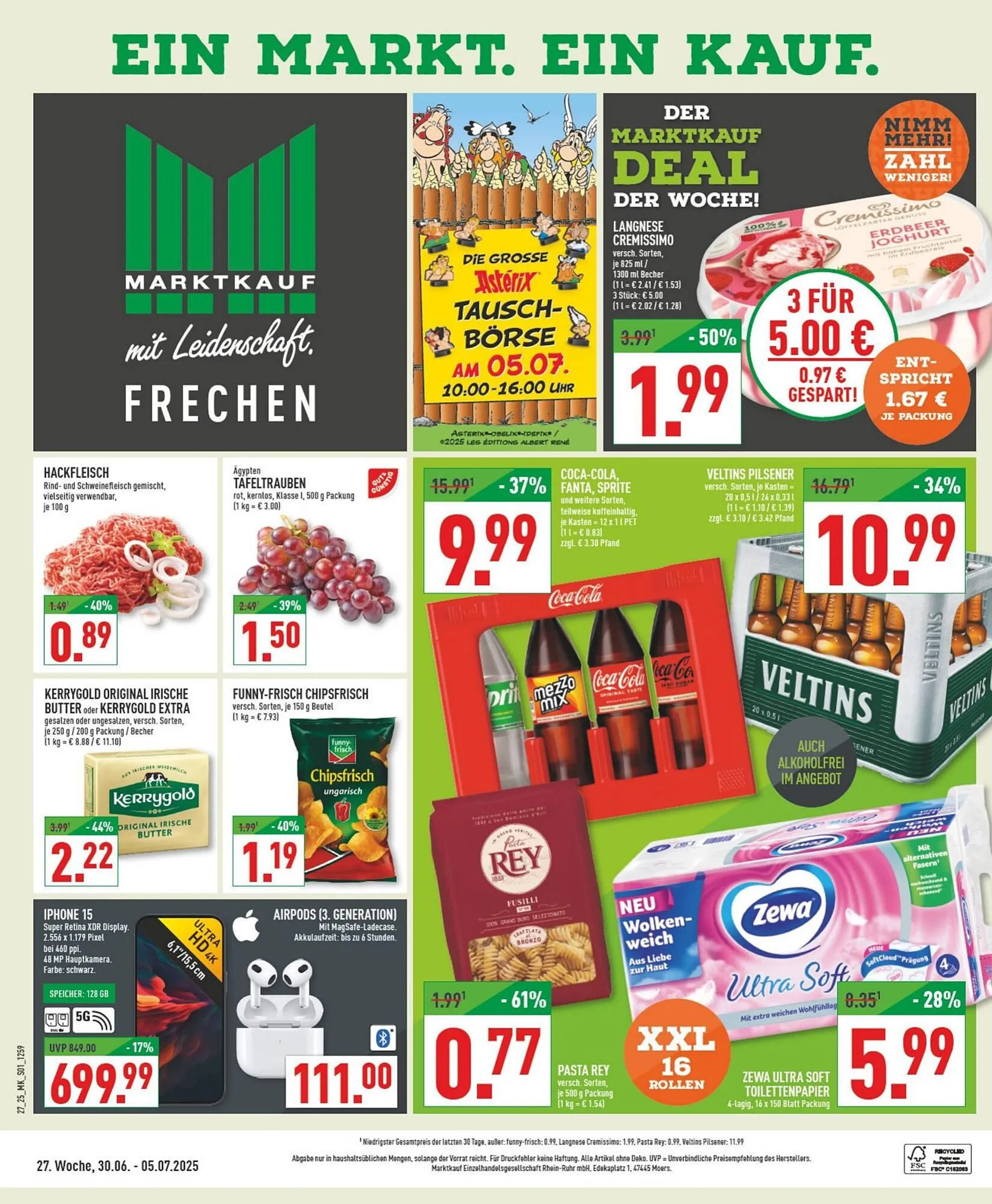 Marktkauf Prospekt von 30. Juni bis 6. Juli 2025 - Prospekt seite 1