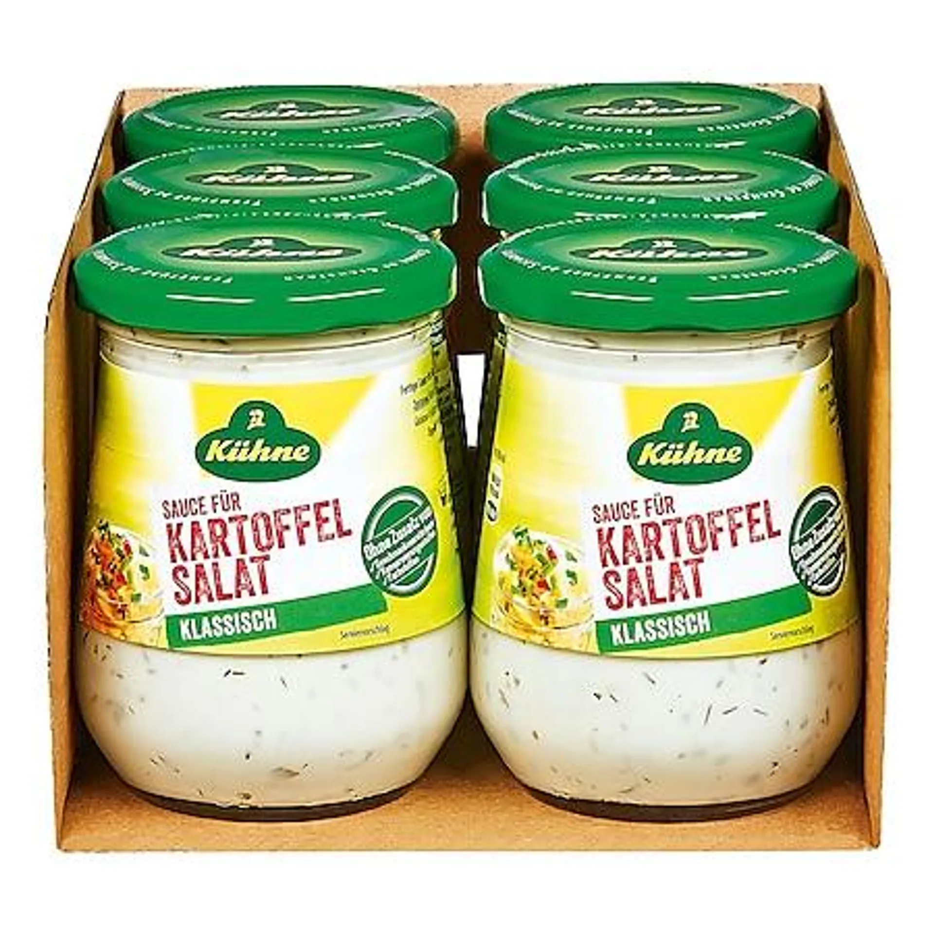 Kühne Sauce für Kartoffelsalat 250 ml, 6er Pack