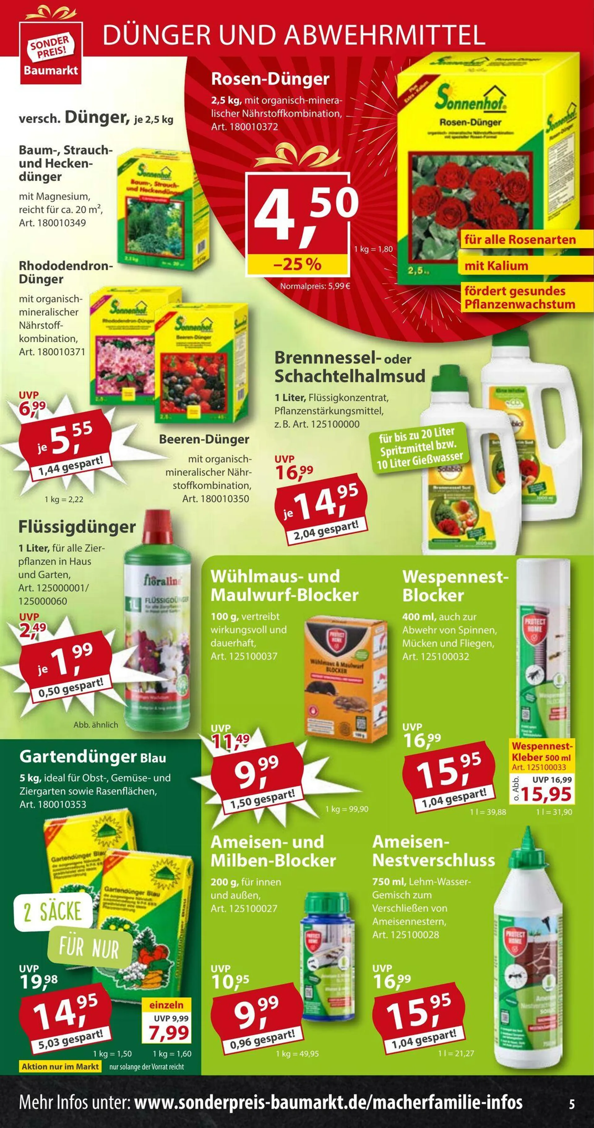 Sonderpreis Baumarkt Aktueller Prospekt von 17. Mai bis 31. Mai 2025 - Prospekt seite 5