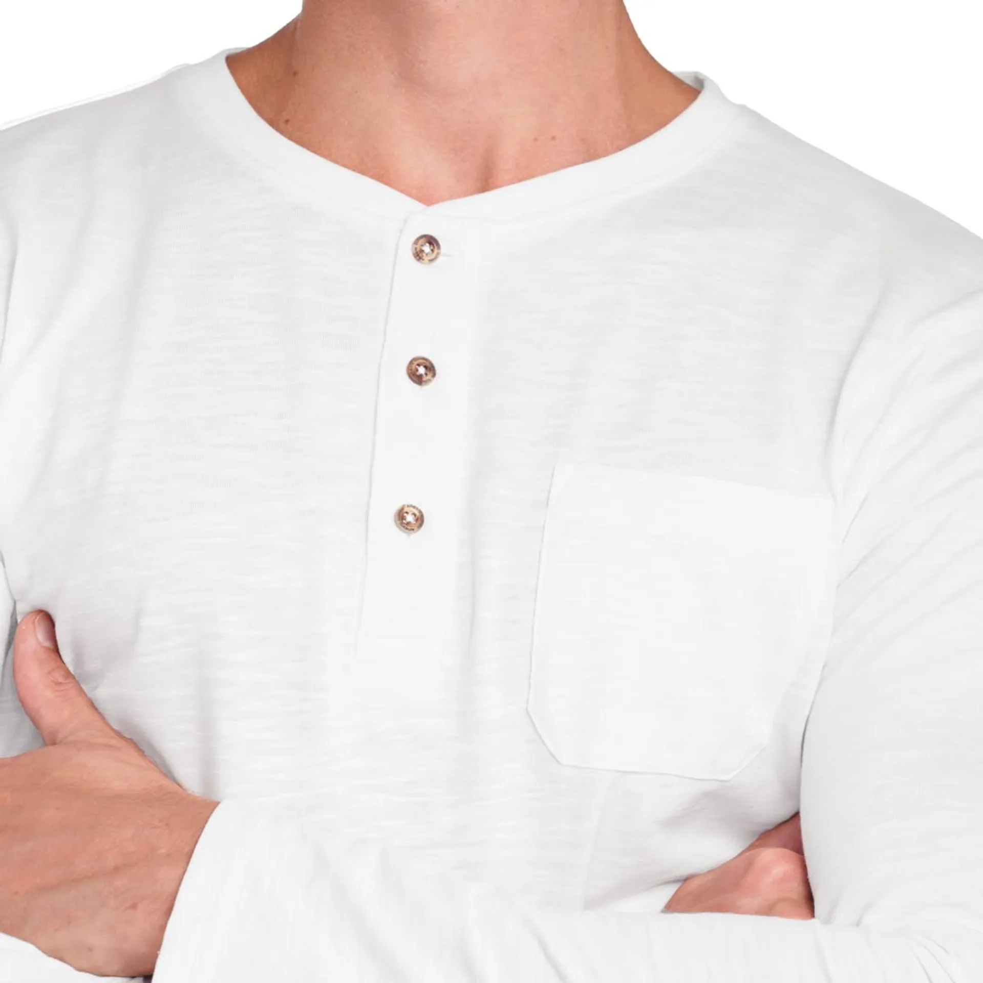 Herren Langarmshirt mit Bio-Baumwolle