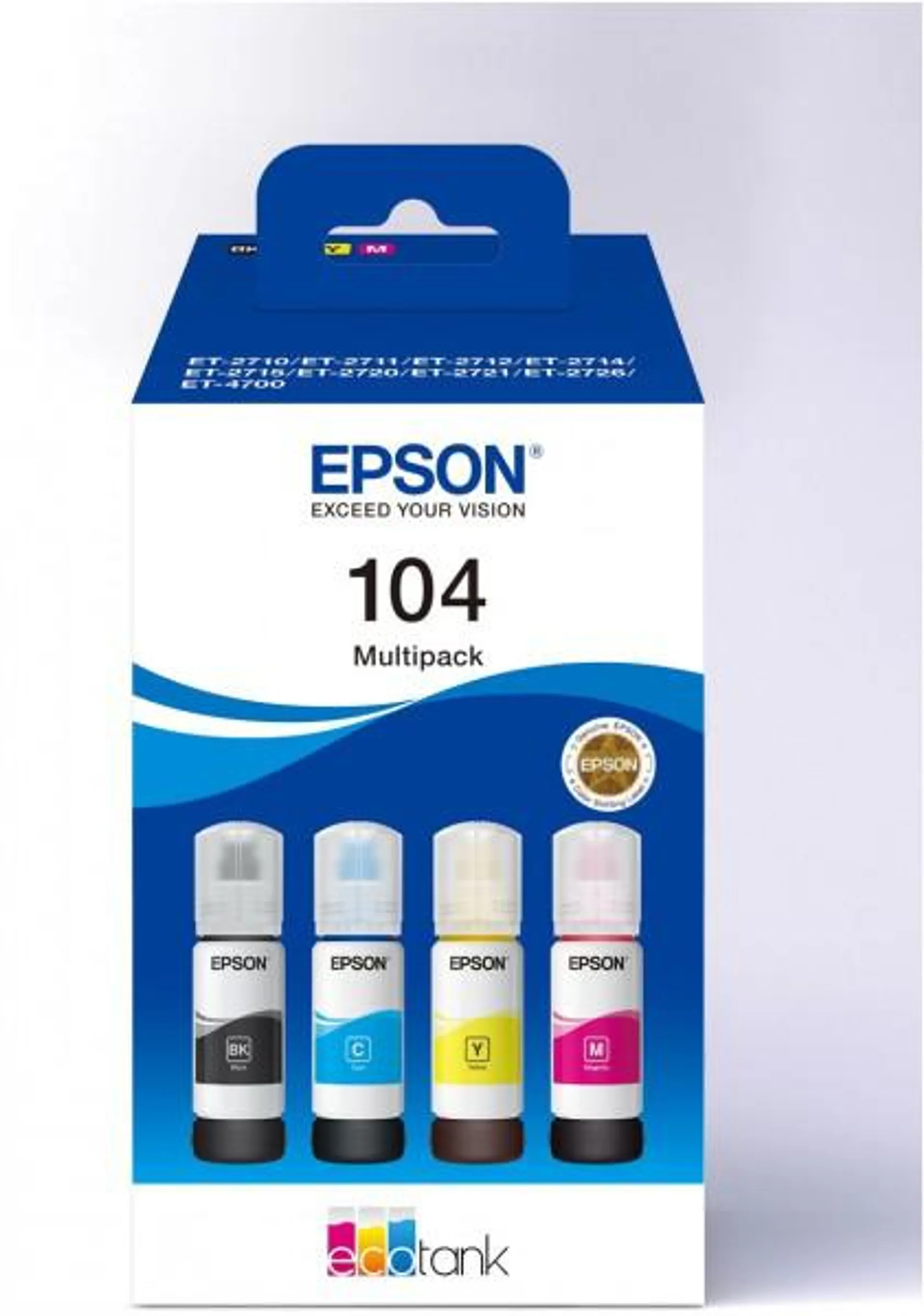 Epson 104 EcoTank Multipack Nachfülltinte 4-farbig