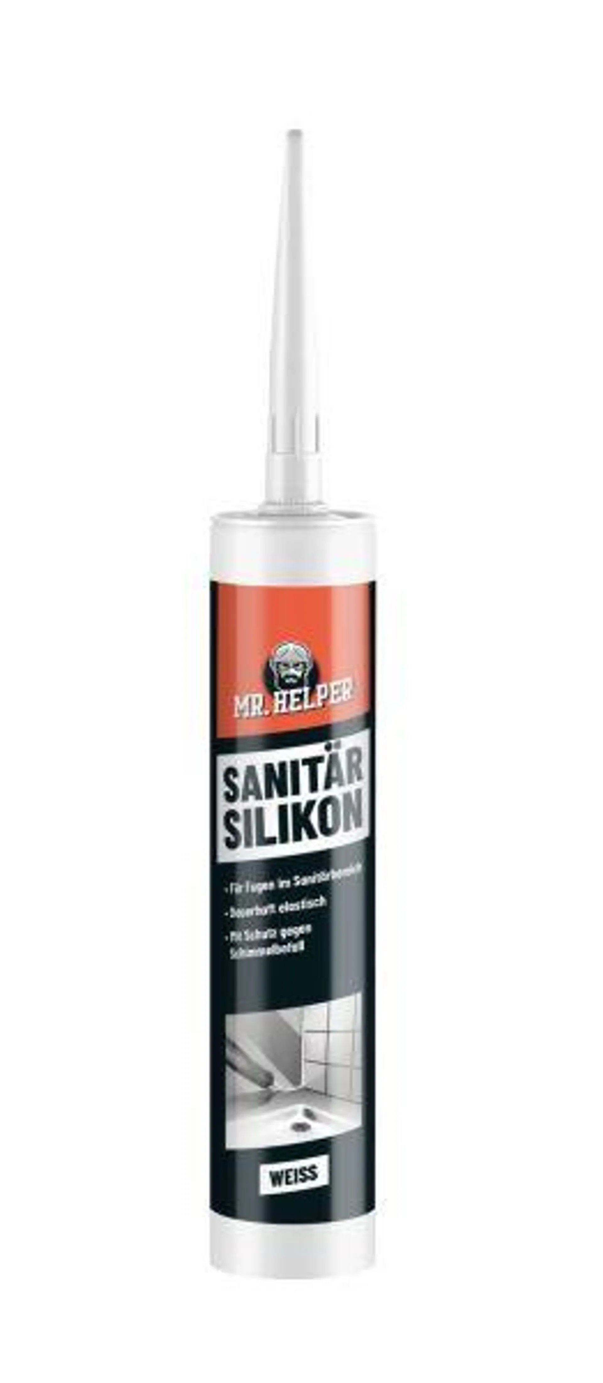 Sanitär Silikon, ca. 310 ml - Weiß