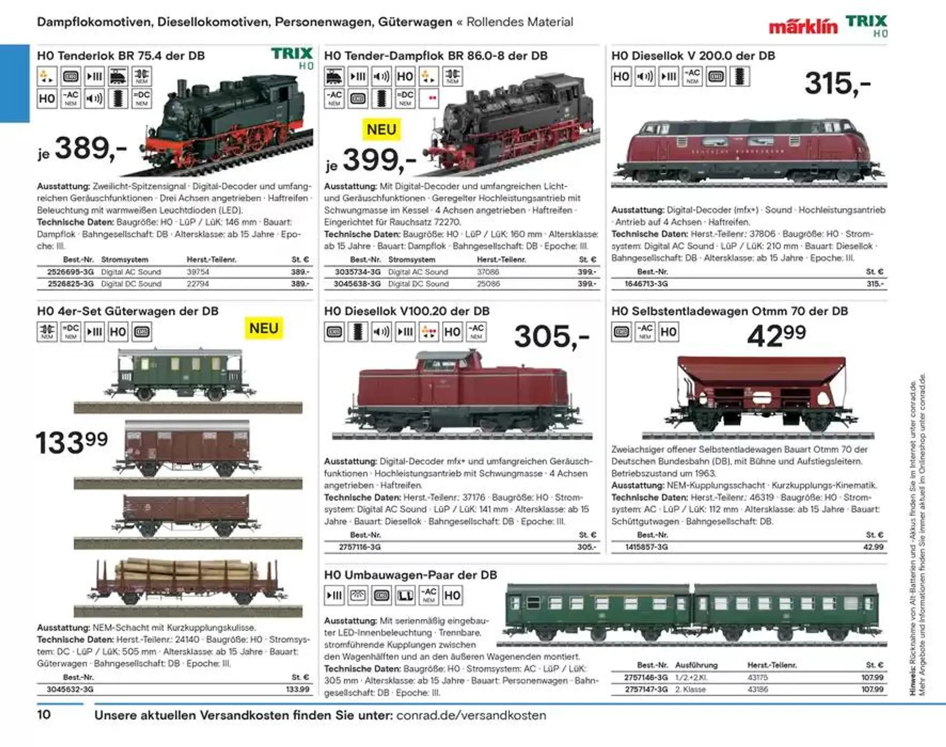 Modellbahn Katalog von 29. Oktober bis 31. Dezember 2025 - Prospekt seite 12