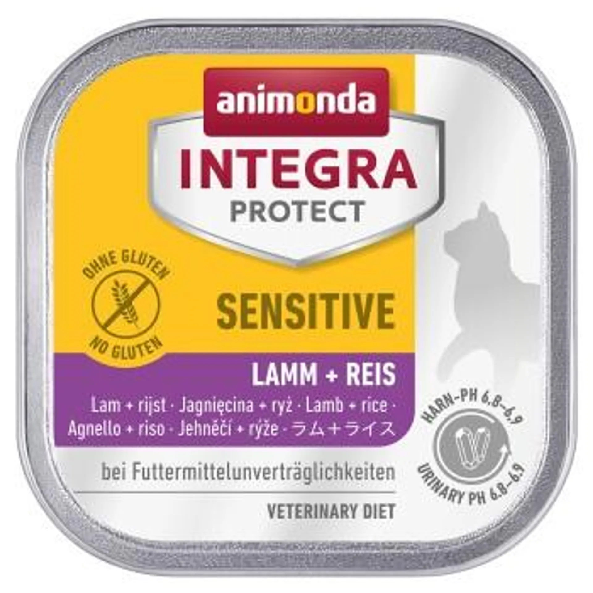 animonda Integra Protect Sensitive 16x100g Lamm & Reis