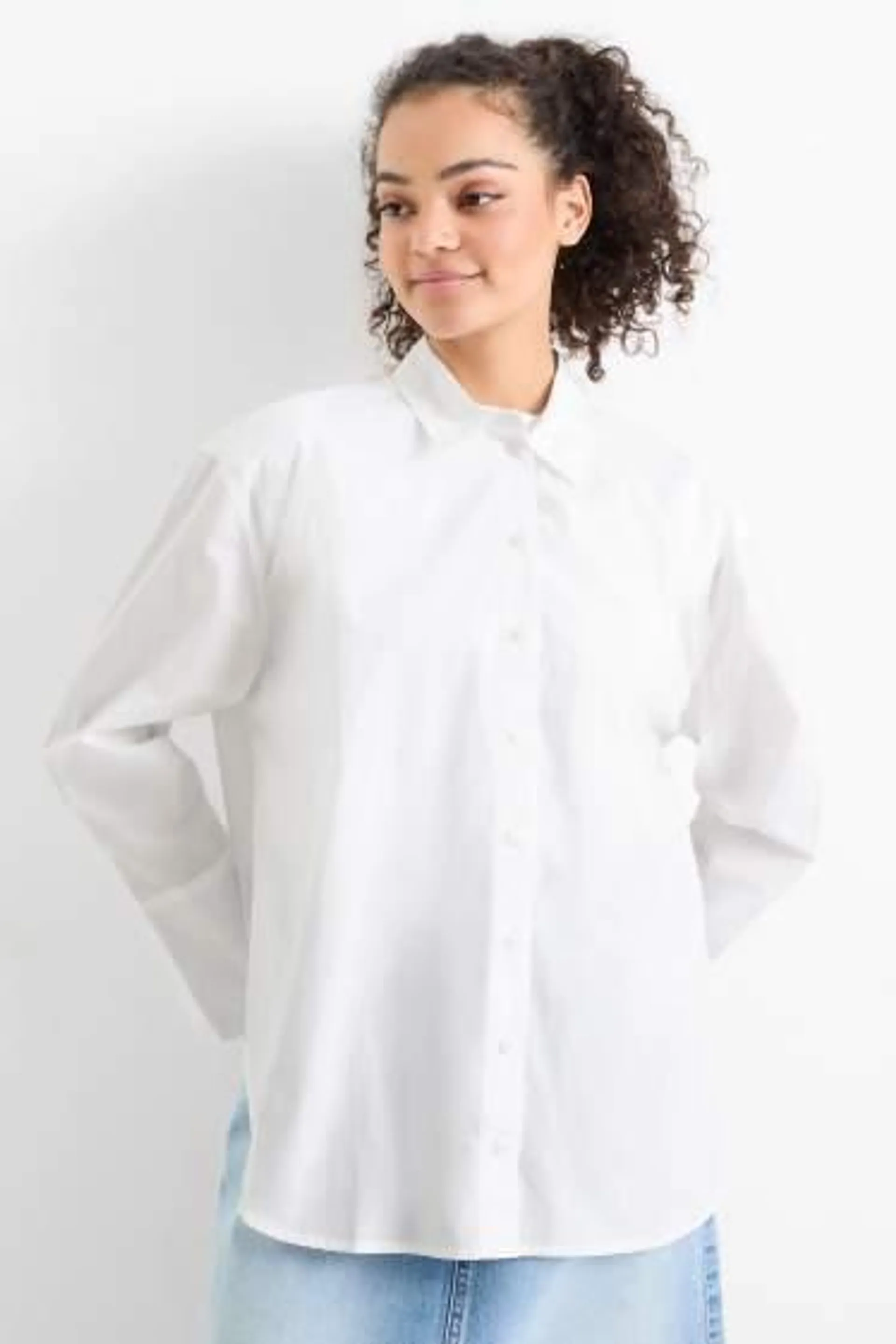 Poplin blouse